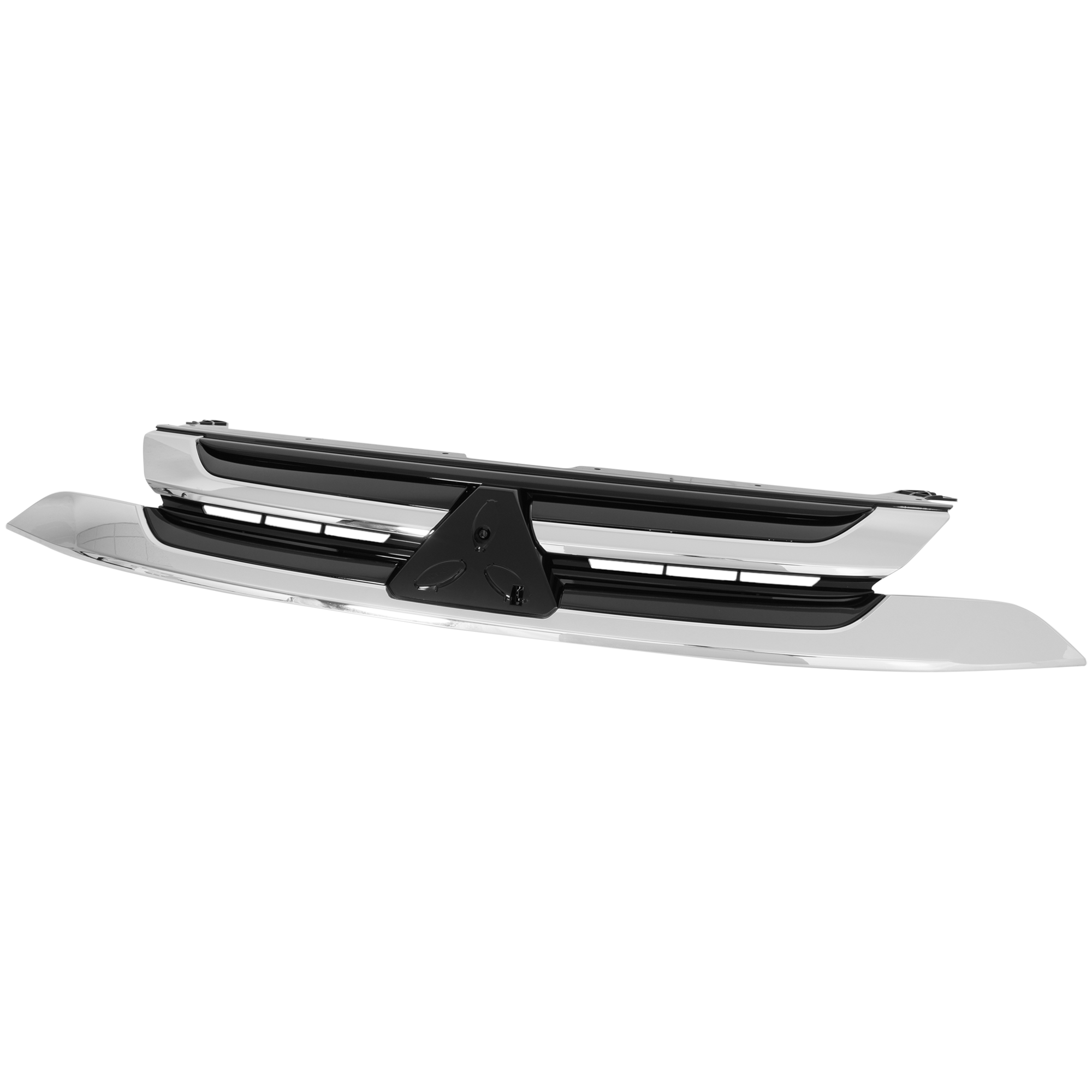 AM OUTLANDER 18-18 GRILLE Chrome Shell and Insert w Black Molding SKU RM07010029 Partslink MI1200275 OEM 7450B277