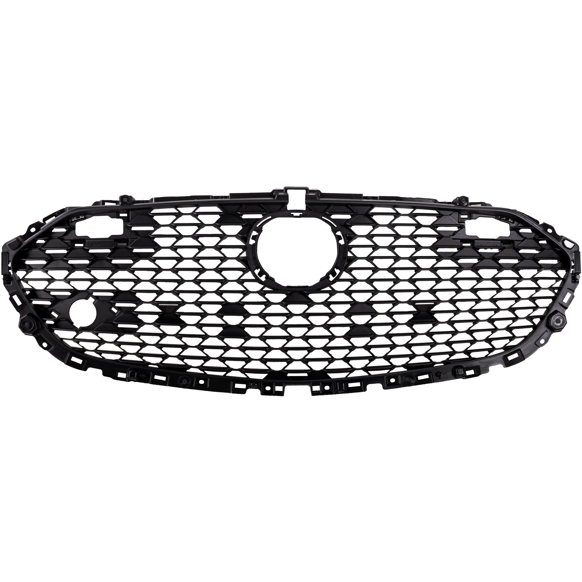 AM MAZDA 3-19-25 GRILLE Textured Gray Shell and Insert Japan Mexico Built Vehicle Sedan SKU RM07010038 Partslink MA1200219 OEM BDTS50711A