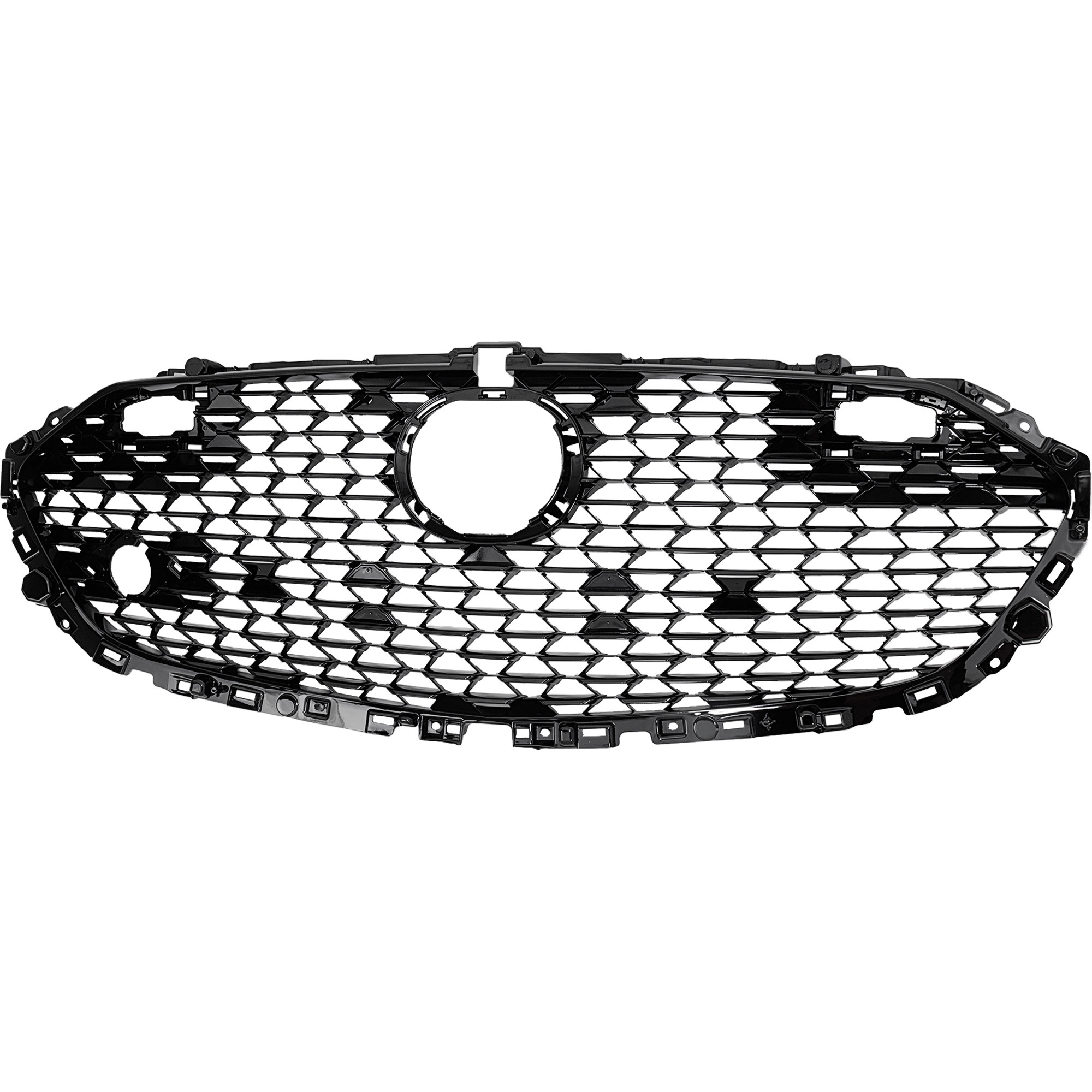 AM MAZDA 3-19-23 GRILLE Textured Black Shell and Insert Japan Mexico Built Vehicle Sedan SKU RM07010039 Partslink MA1200220 OEM BDTT50711