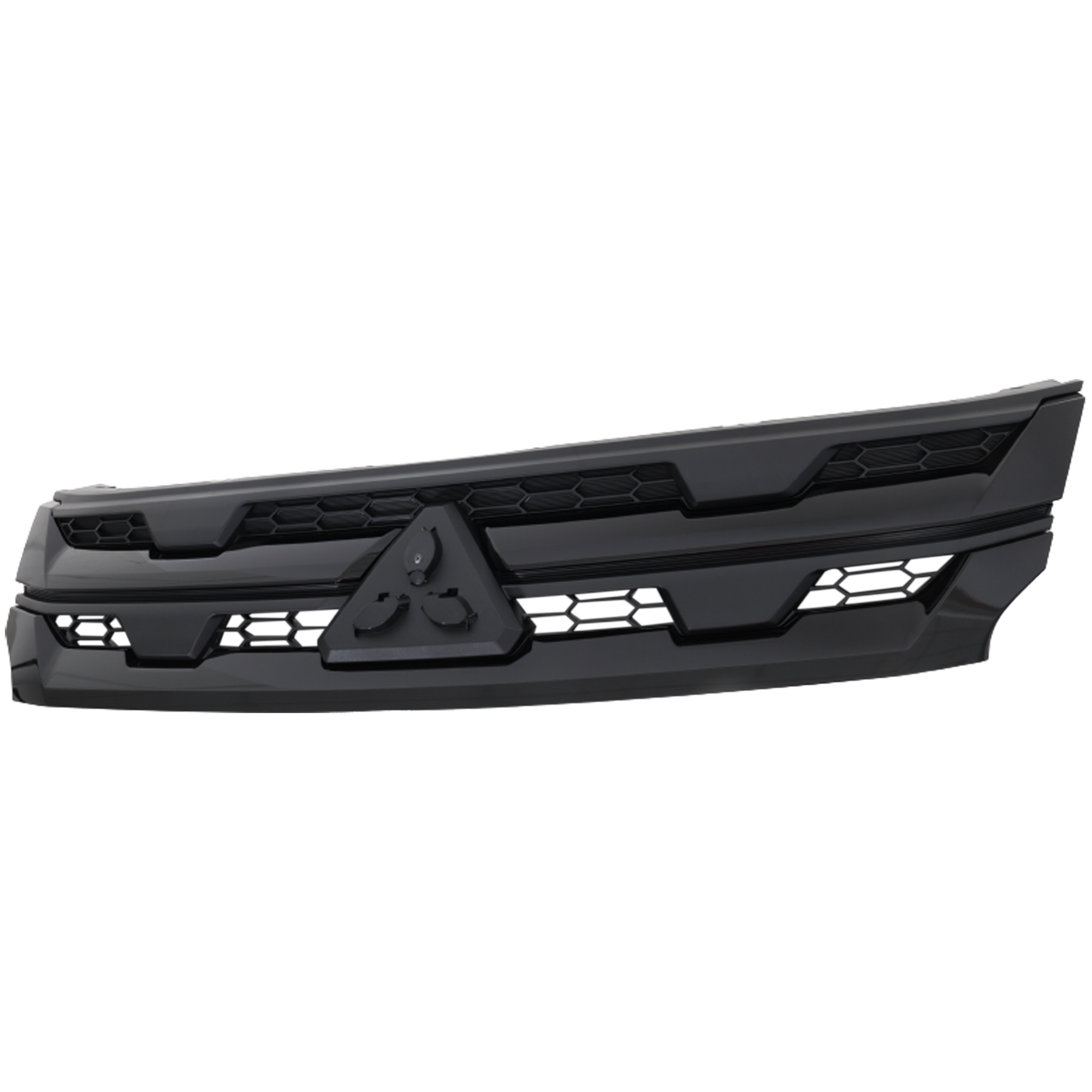AM OUTLANDER SPORT RVR 20-24 GRILLE Textured Black Shell and Insert w Black Molding CAPA SKU RM07010048Q Partslink MI1200278C OEM 7450B559
