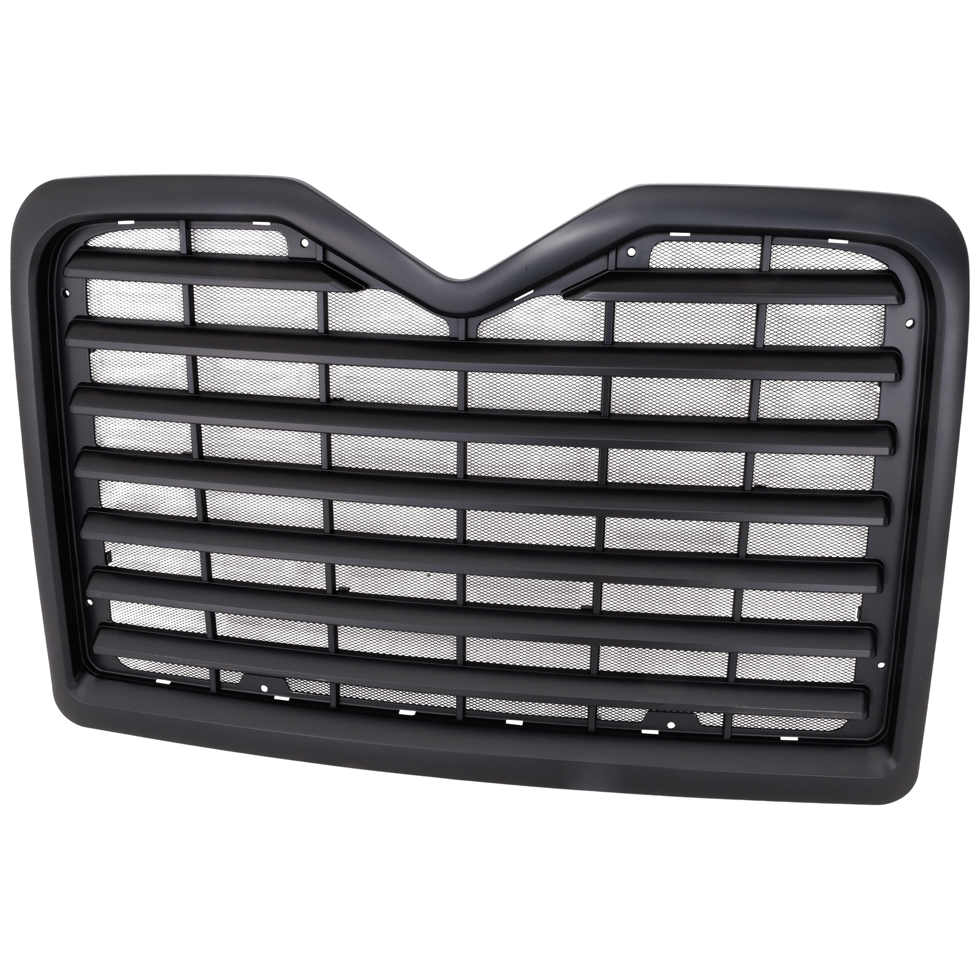 AM MACK VISION 00-08 GRILLE Paint to Match Shell and Insert w Bug Screen Hood Mounted SKU RM07010062 HD OEM Performance