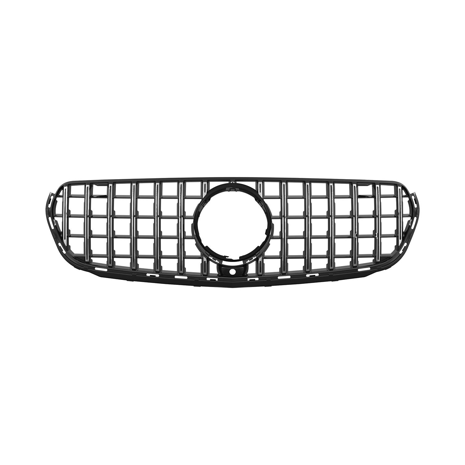 AM GLC63 AMG 18-19 GRILLE Textured Black Shell and Insert SKU RM07010067 Partslink MB1200202 OEM 2538885500