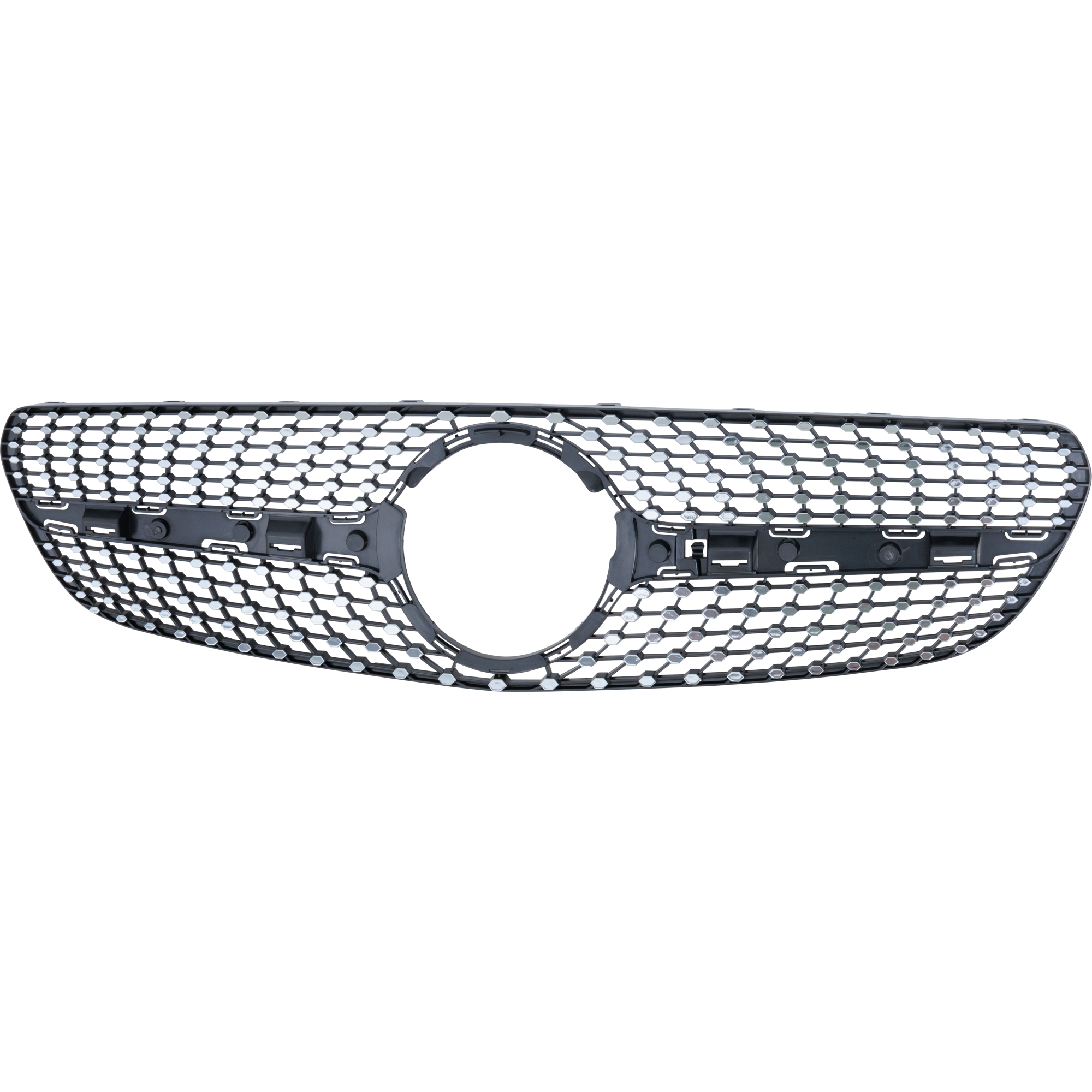 AM E CLASS 17-20 GRILLE w AMG Body Styling w o Surround View Camera E53 Inner w o Front View Camera Sedan Coupe Convertible SKU RM07010068 Partslink MB1200197 OEM 2388881300
