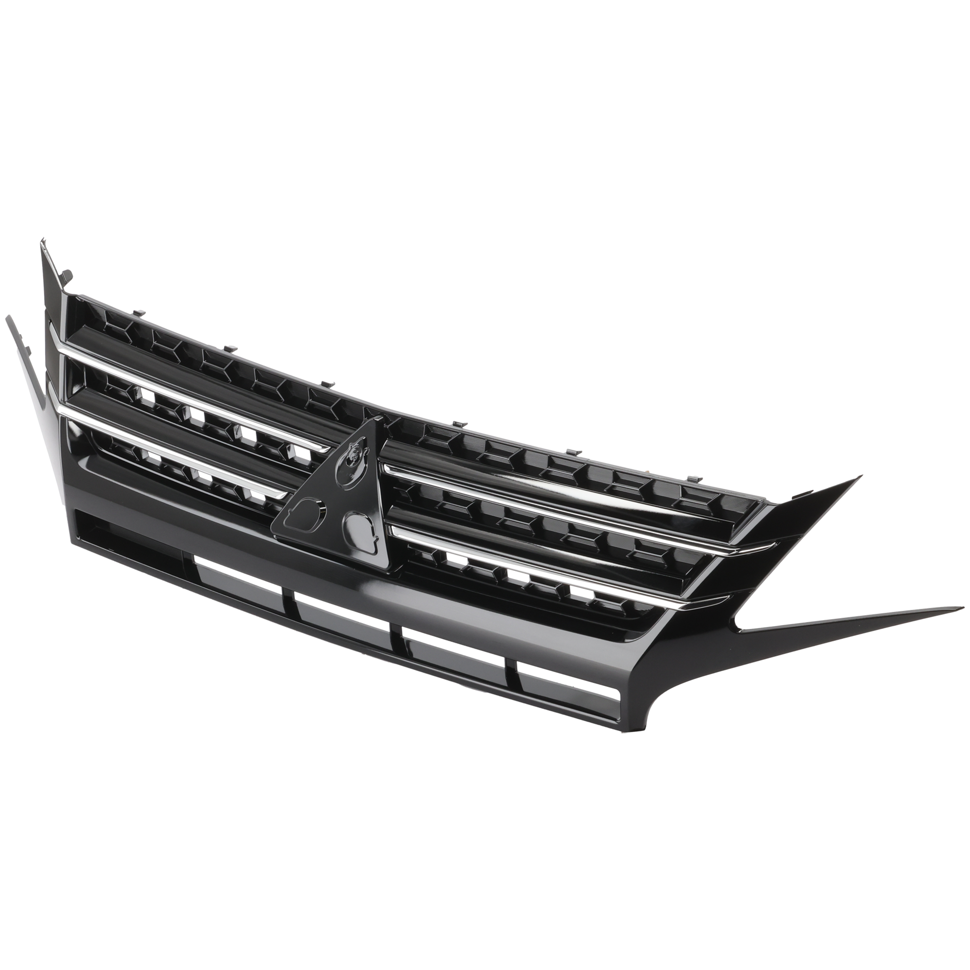 AM MIRAGE MIRAGE G4-21-24 GRILLE Painted Black Shell and Insert w Chrome Molding Mirage G4 Excludes Black Edition Model SKU RM07010082 Partslink MI1200280 OEM 7450B352
