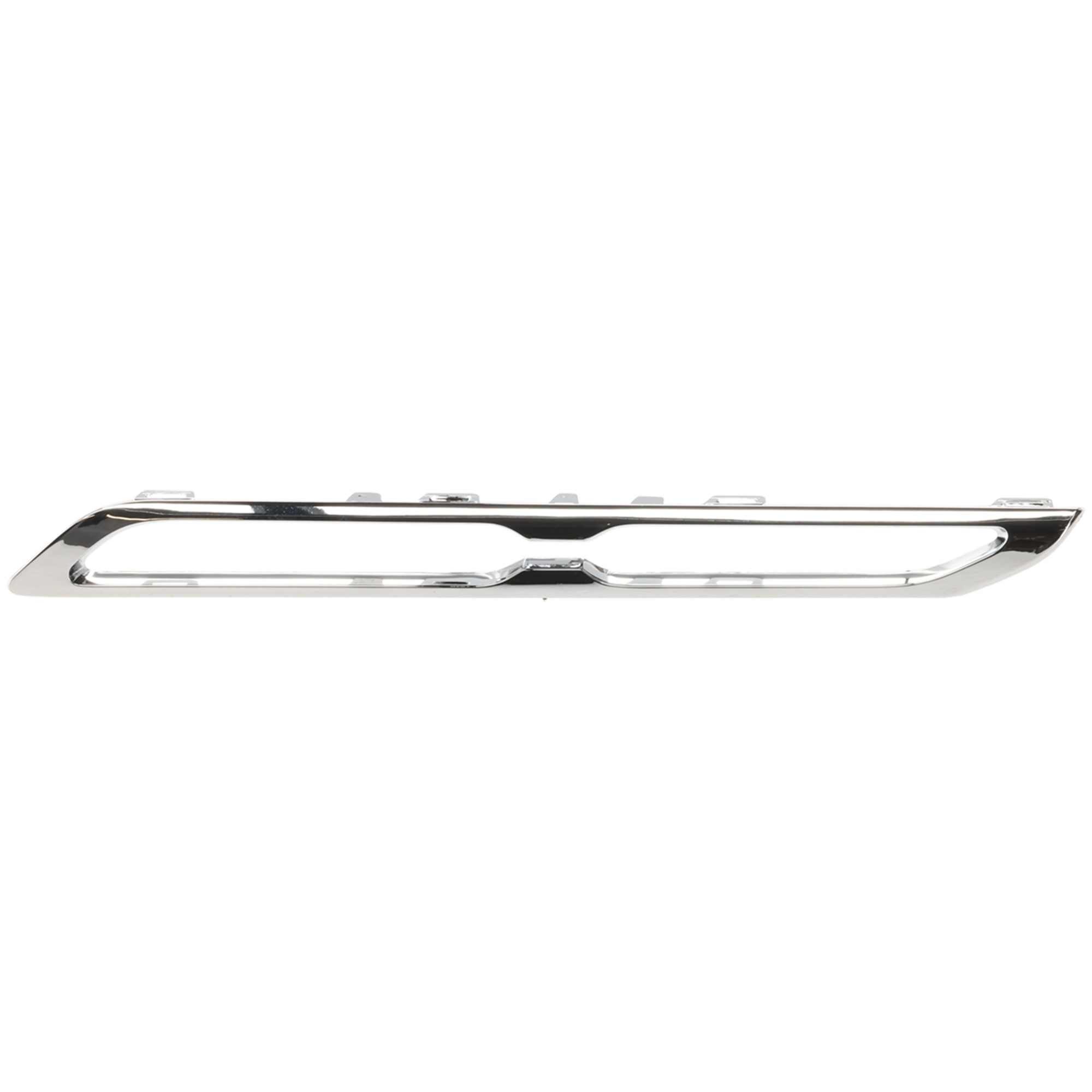 AM GLE350-450-20-23 GRILLE MOLDING LOWER LH Plastic Chrome w o AMG Styling Package SKU RM07070066 Partslink MB1214110 OEM 1678882700