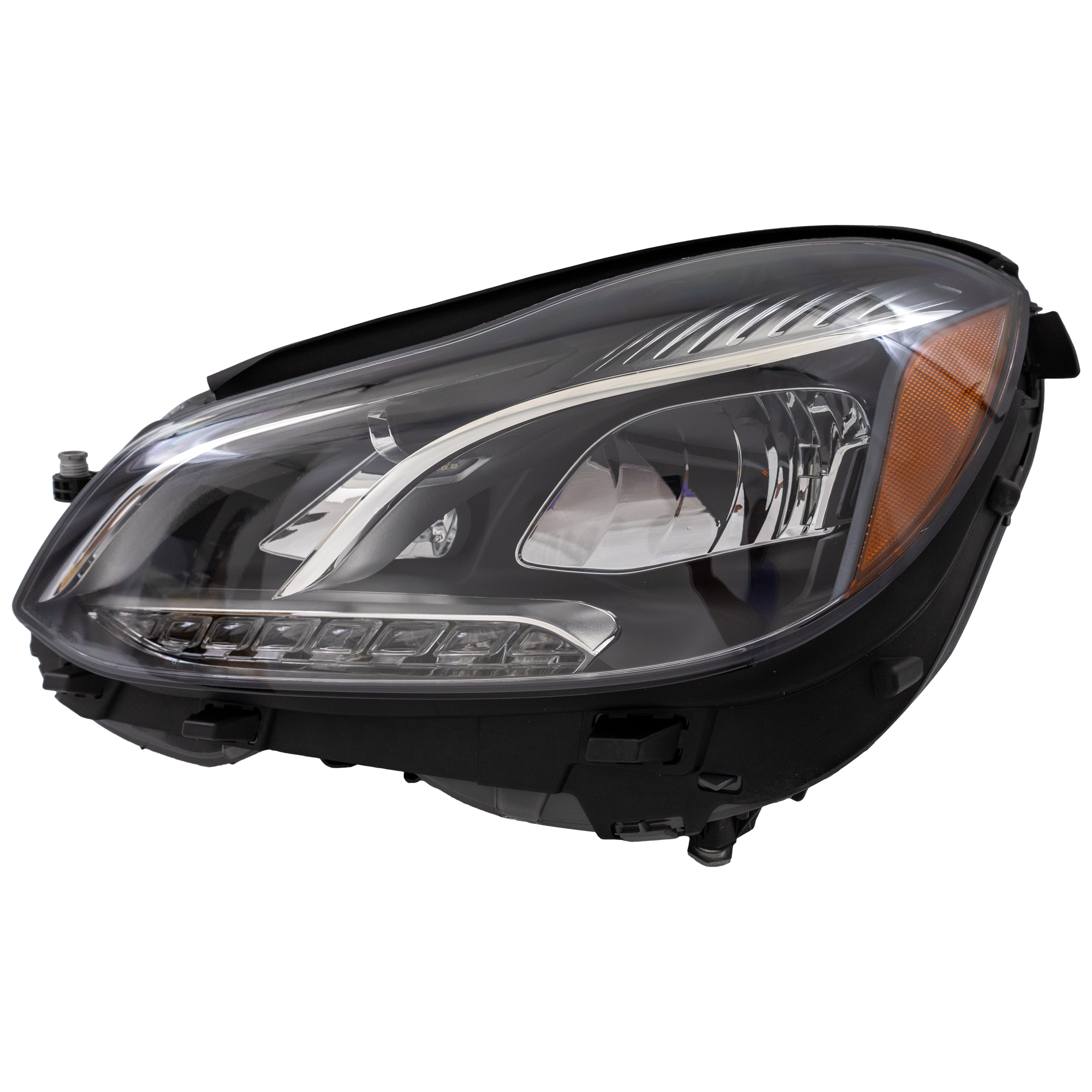 AM E CLASS 14-16 HEAD LAMP LH Assembly w o Cornering Lights Sedan Wagon SKU RM10010008 Partslink MB2502219 OEM 2128202139