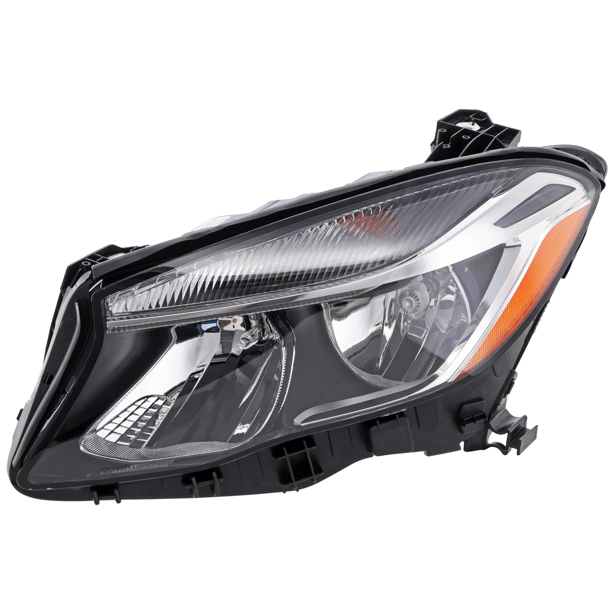 AM GLA250 GLA45 AMG 15-20 HEAD LAMP LH Assembly Halogen CAPA SKU RM10010010Q Partslink MB2502235C OEM 1569062900