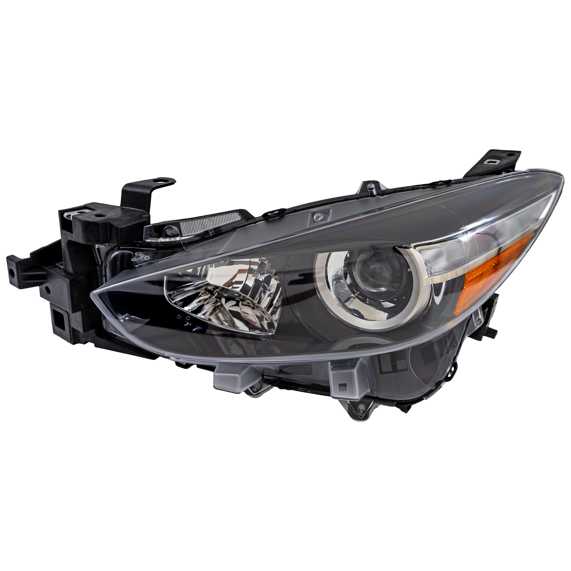 AM MAZDA 3-17-18 HEAD LAMP LH Assembly Halogen Mexico Built Vehicle SKU RM10010016 OEM BACS510L0D PFM