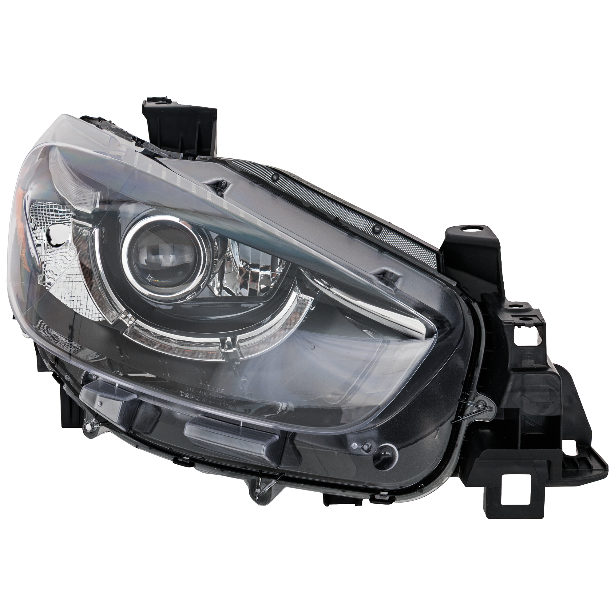 AM CX 5-16-16 HEAD LAMP RH Assembly LED CAPA SKU RM10010025Q Partslink MA2503146C OEM KA0G51031J
