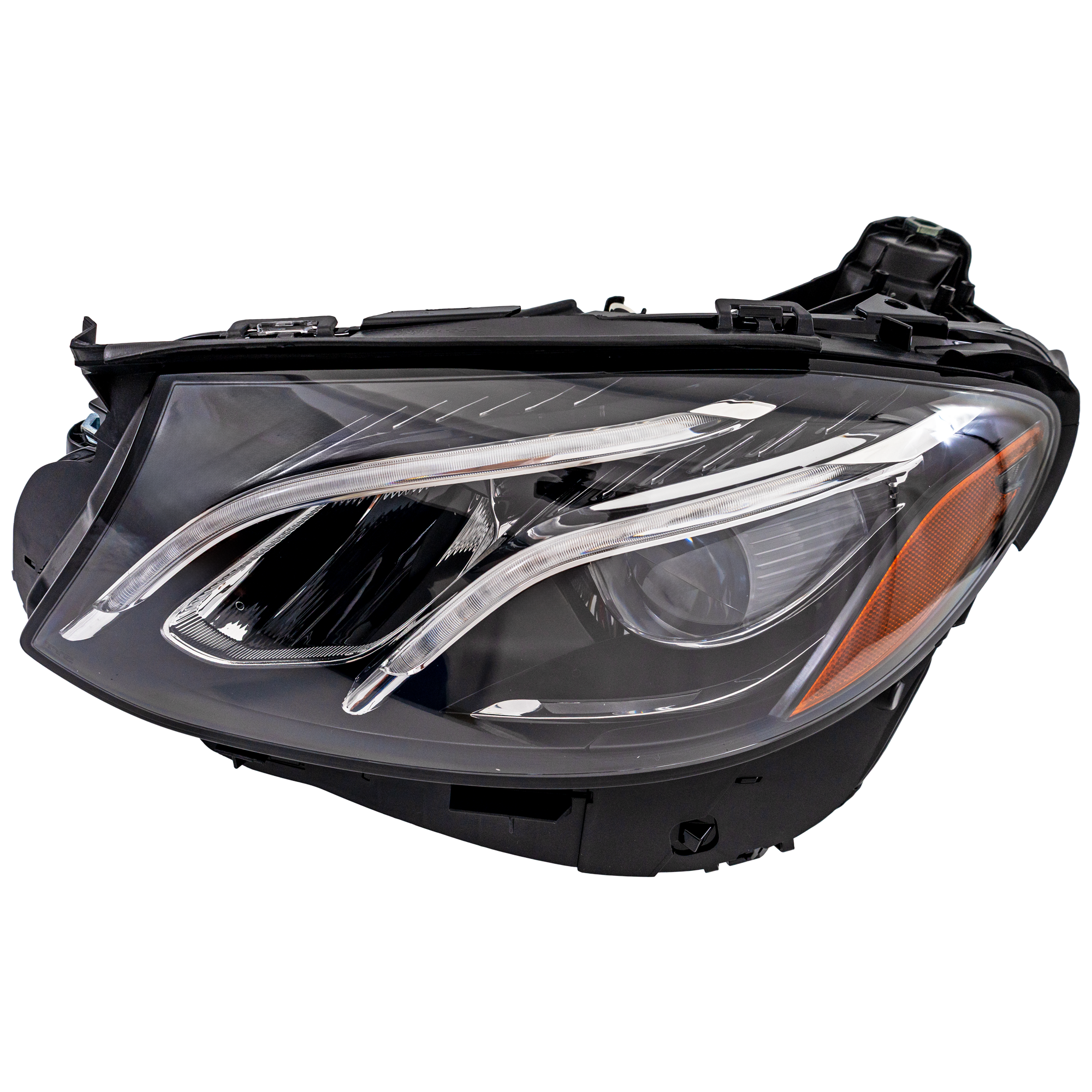 AM E CLASS 17-20 HEAD LAMP LH Assembly LED w o Active Lighting SKU RM10010030 Partslink MB2518110 OEM 2139066901