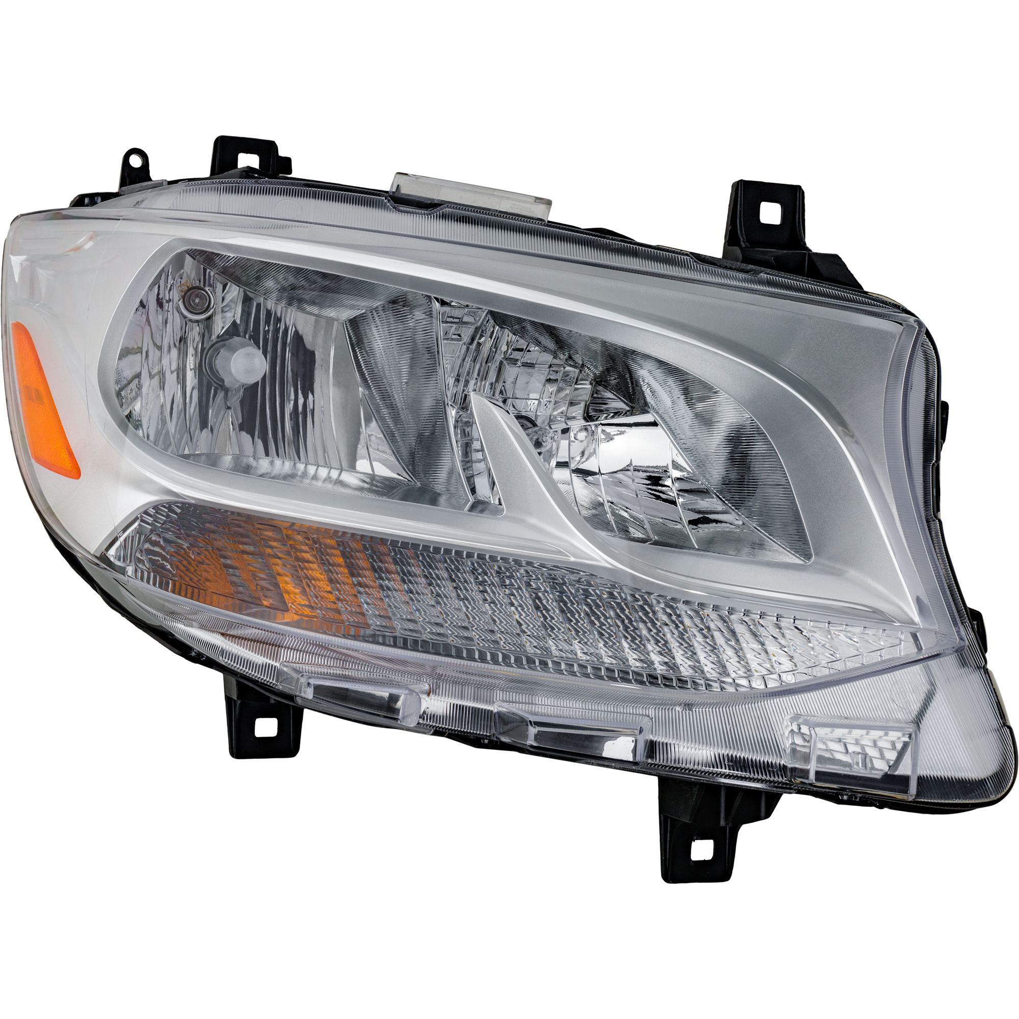 AM SPRINTER VAN 19-22 HEAD LAMP RH Assembly Halogen 21-22 Cargo Van CAPA SKU RM10010049Q Partslink MB2503259C OEM 9109060500