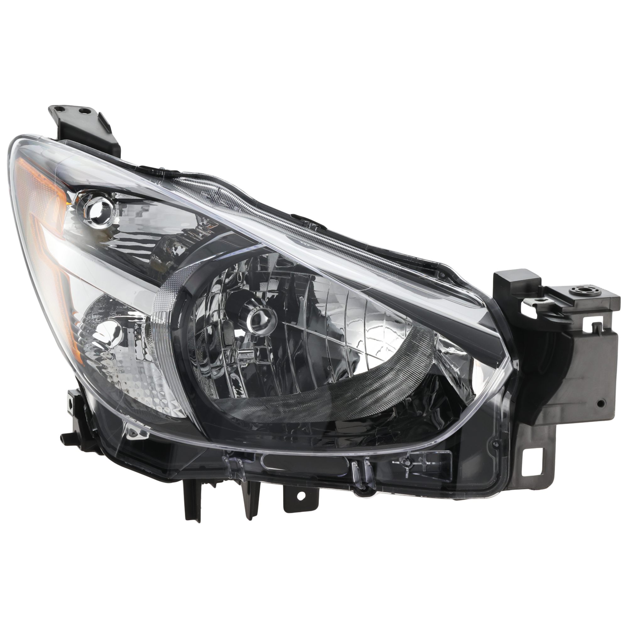 AM MAZDA 2-11-14 HEAD LAMP RH Lens and Housing Halogen SKU RM10010073 Partslink MA2519144 OEM DR61510K0D