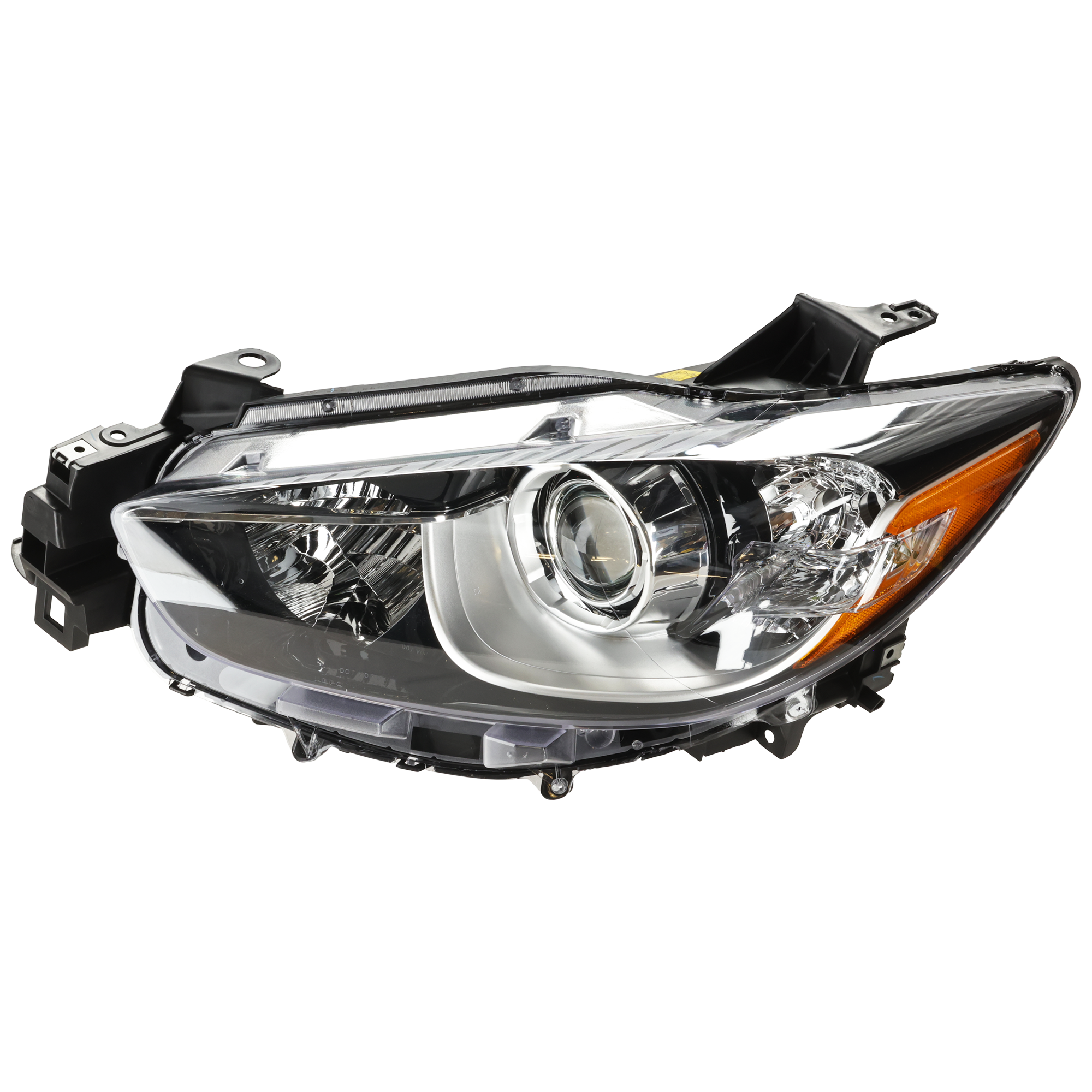 AM CX 5-13-15 HEAD LAMP LH Lens and Housing HID Xenon w o HID Kit w Adaptive Frontlighting System CAPA SKU RM10010124UQ Partslink MA2518151C OEM KR2251041C