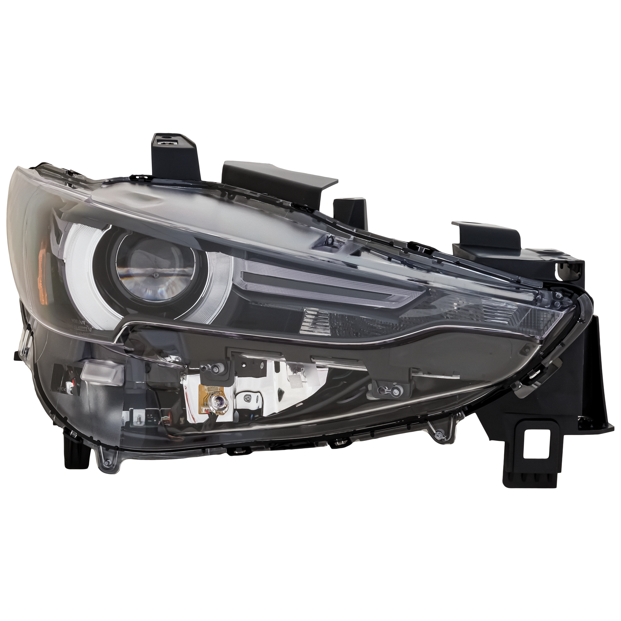 AM CX 5-20-21 HEAD LAMP RH Assembly LED w Adaptive Headlights From 3-1-20 CAPA SKU RM10010131AQ Partslink MA2503157C OEM KL2L51031E
