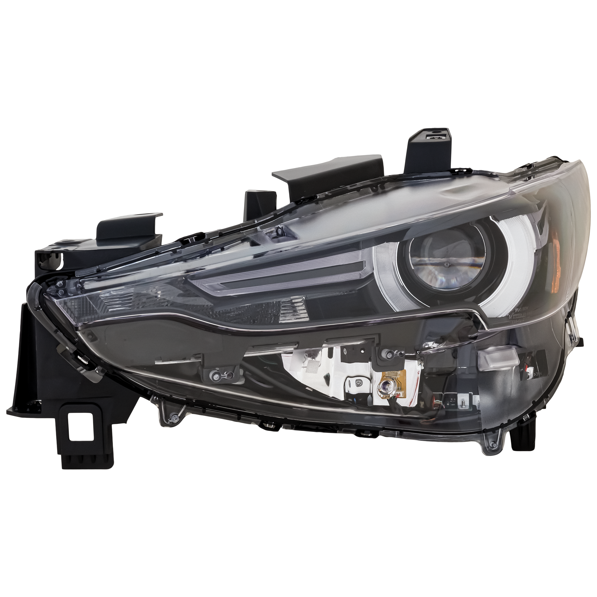 AM CX 5-20-21 HEAD LAMP LH Assembly LED w Adaptive Headlights From 3-1-20 CAPA SKU RM10010132AQ Partslink MA2502157C OEM KL2L51041E