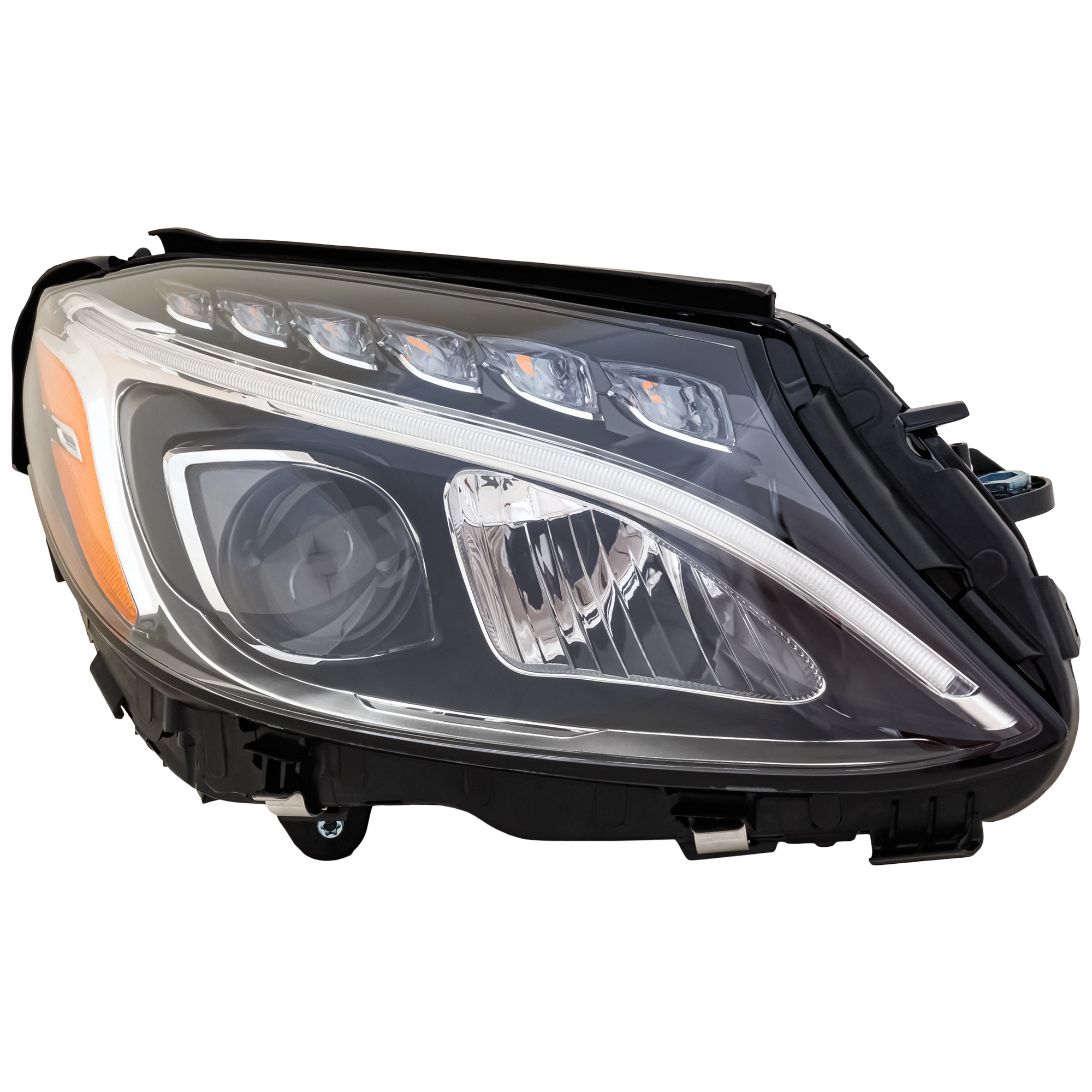 AM C CLASS 15-18 HEAD LAMP RH Assembly LED w o Adaptive Headlight Coupe Sedan SKU RM10010133A Partslink MB2503227 OEM 205906780364