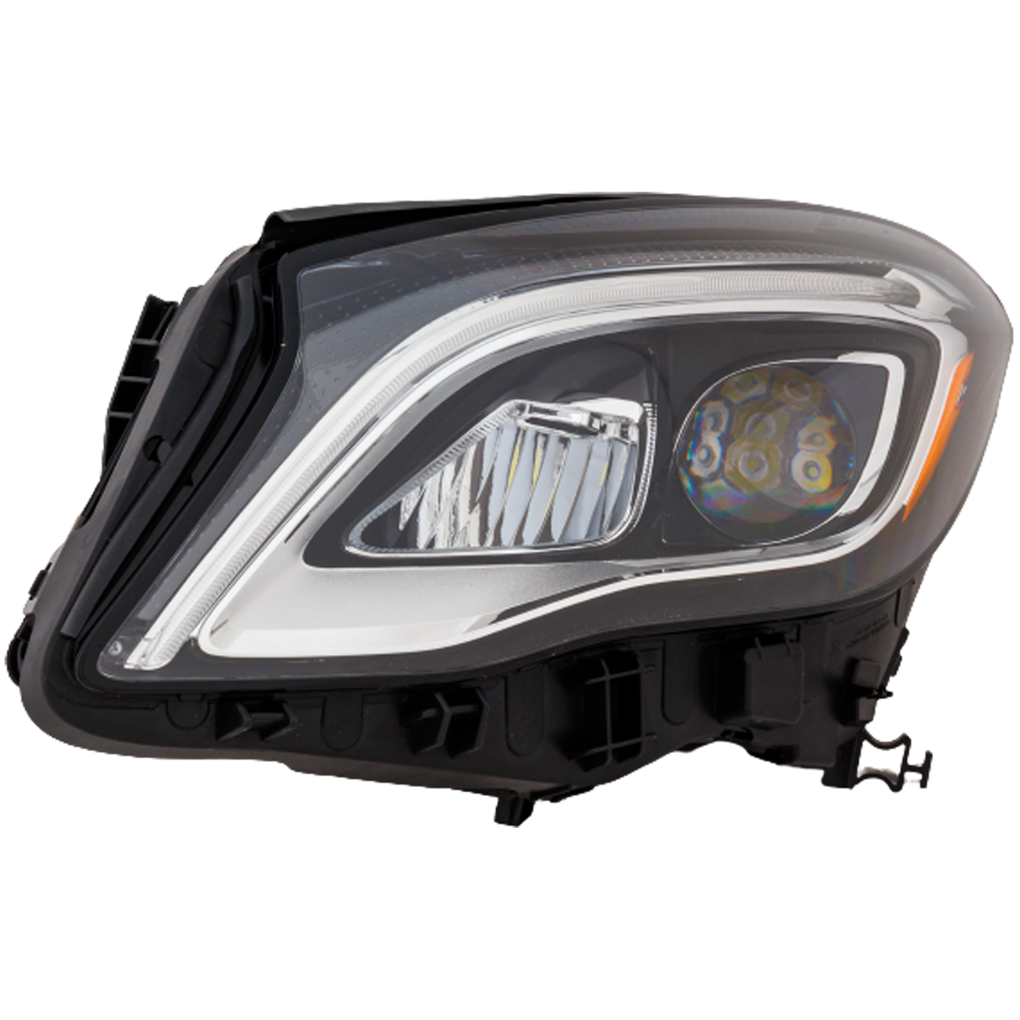 AM GLA250 GLA45 AMG 15-20 HEAD LAMP LH Lens and Housing LED w o Logo SKU RM10010134U OEM 1569067900 PFM