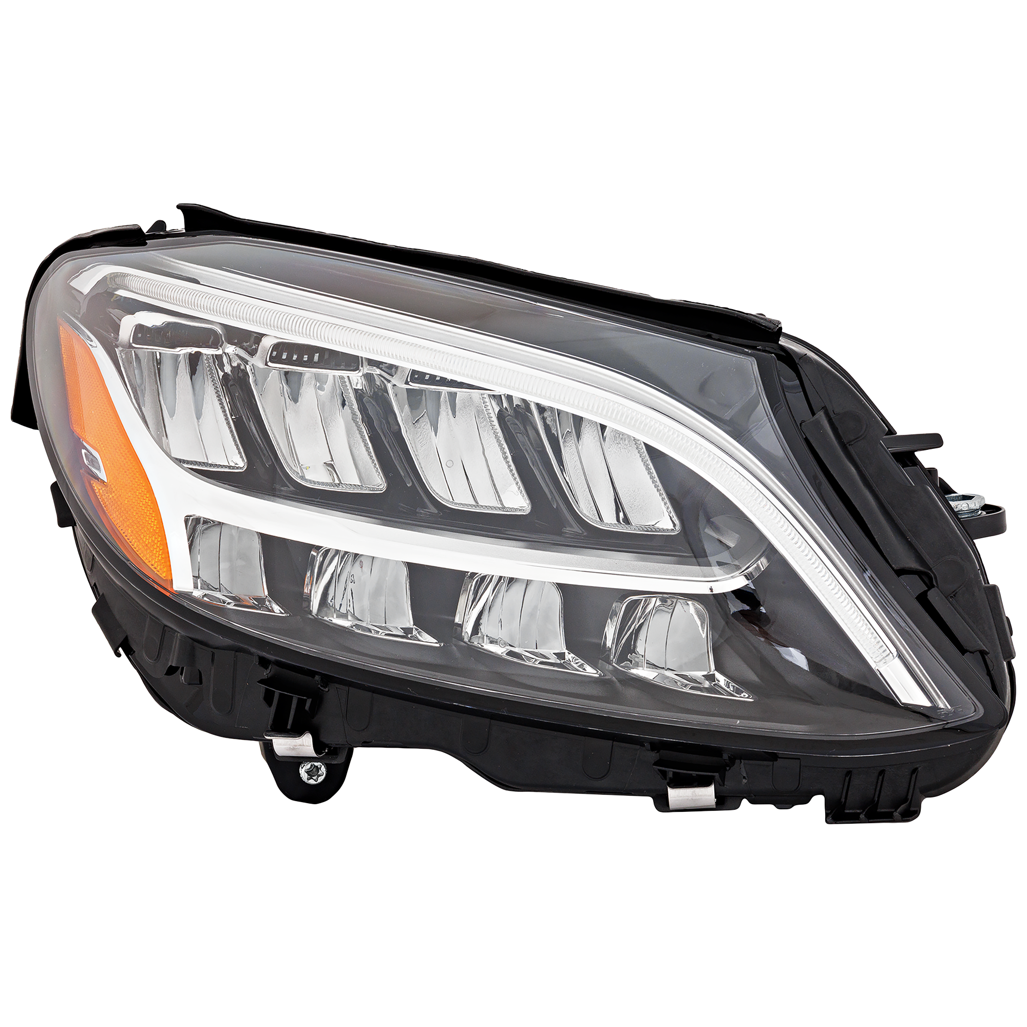 AM C CLASS 19-21 HEAD LAMP RH Assembly LED w o Adaptive Headlight CAPA SKU RM10010143AQ Partslink MB2519113C OEM 2059066104
