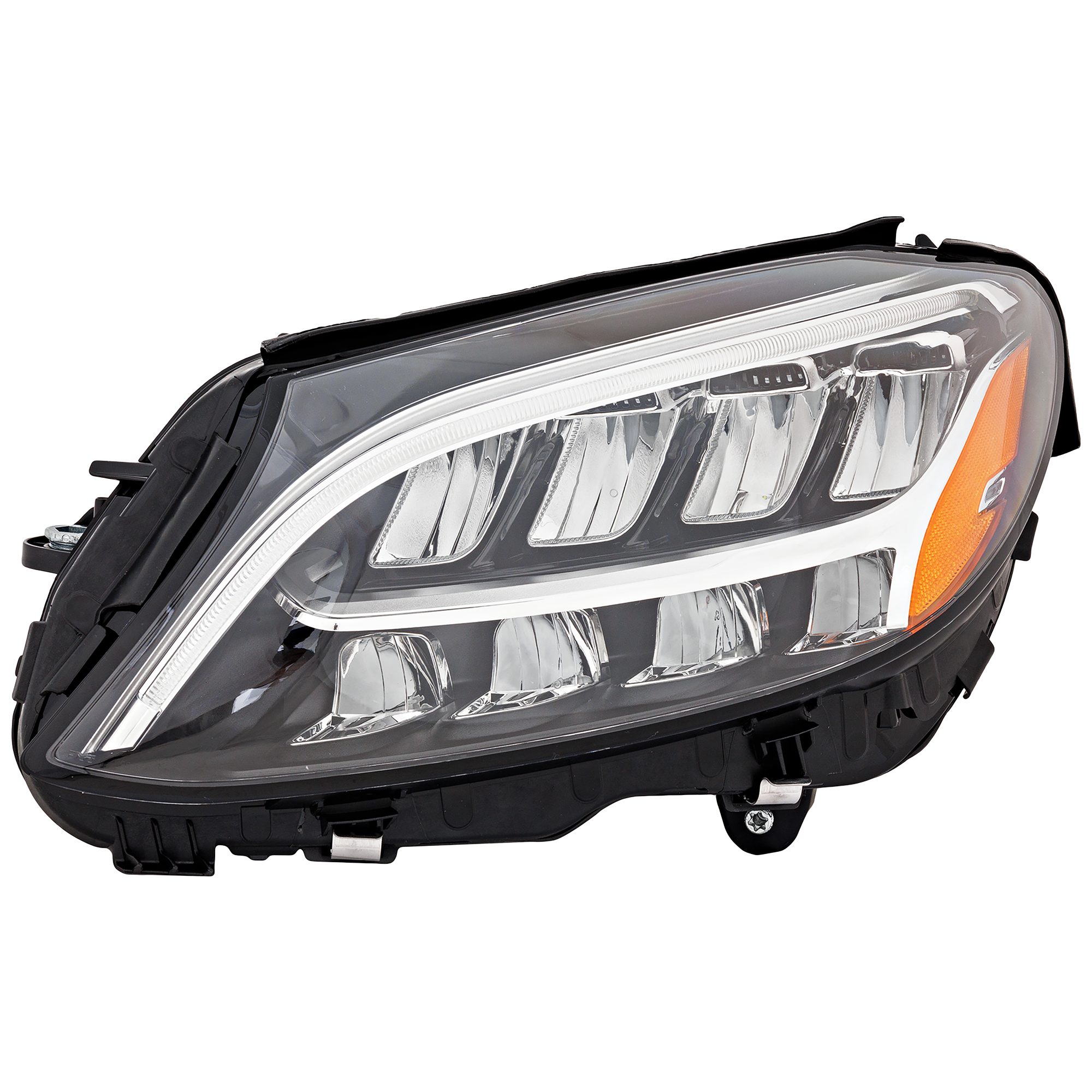 AM C CLASS 19-21 HEAD LAMP LH Assembly LED w o Adaptive Headlight CAPA SKU RM10010144AQ Partslink MB2518113C OEM 2059066004
