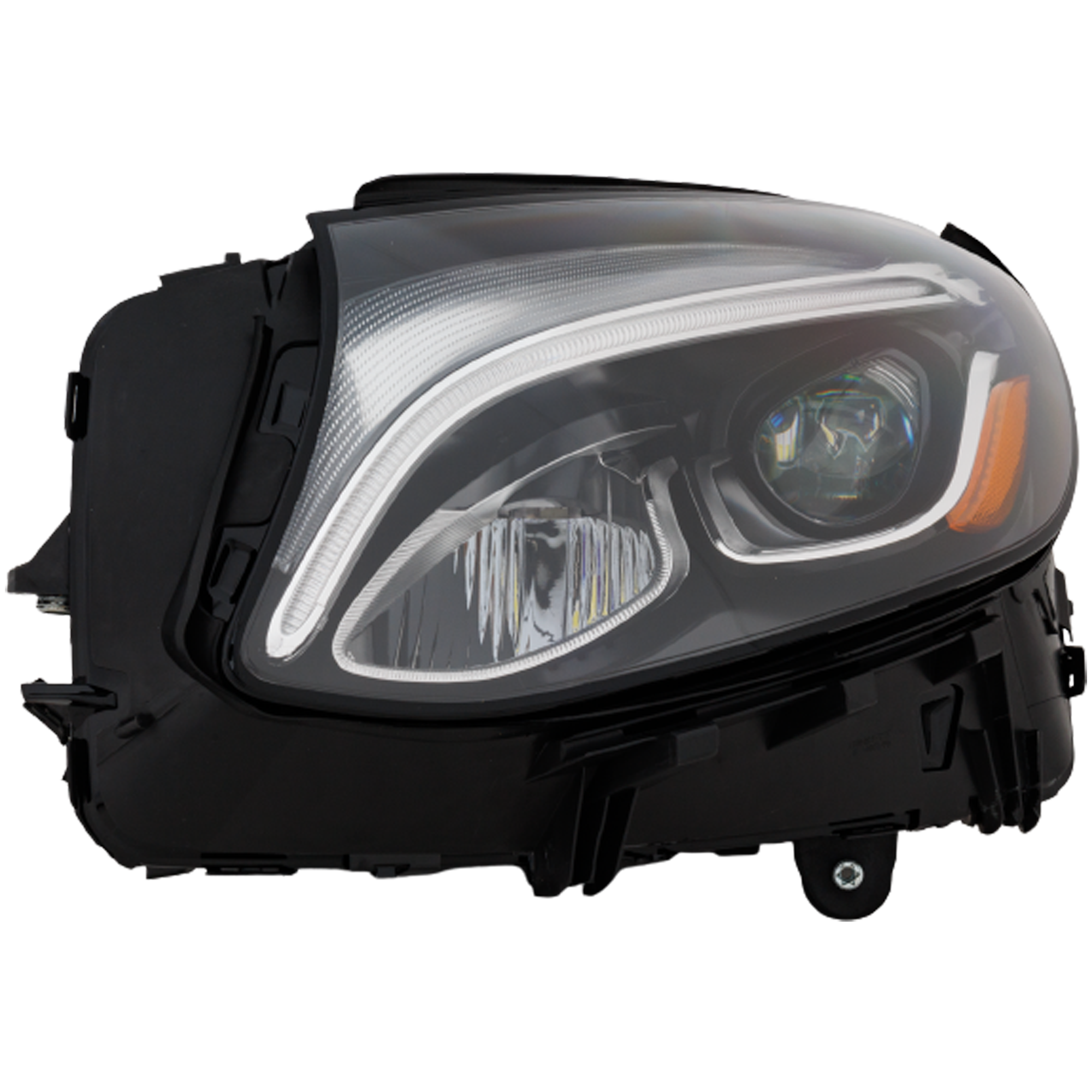 AM GLC CLASS 16-19 HEAD LAMP LH LED Assembly w o Adaptive Headlights w o Logo GLC Coupe 17-19 SKU RM10010152A Partslink MB2518109 OEM 2539061301