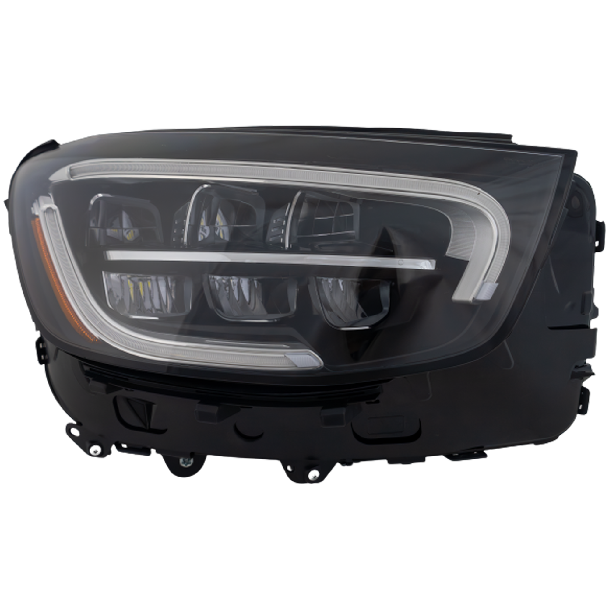 AM GLC CLASS 20-22 HEAD LAMP RH Assembly LED w o Active Lighting and Adaptive Headlight SKU RM10010153A Partslink MB2503262 OEM 2539069203