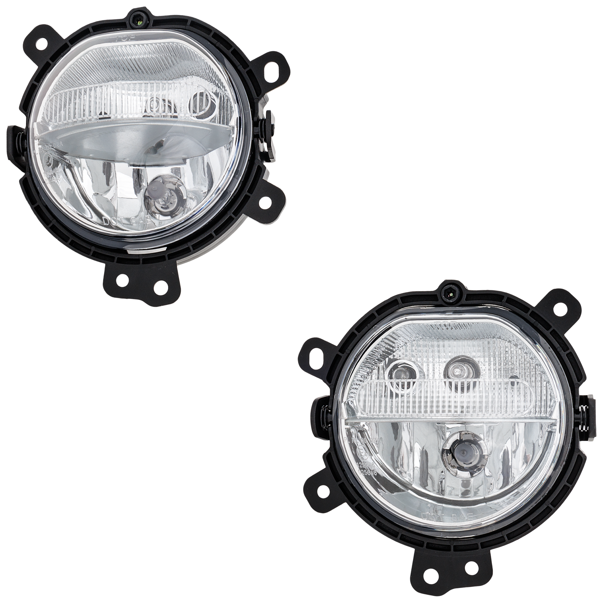 AM COOPER 14-19 FOG LAMP RH AND LH Assembly Halogen Clear Lens SKU RM10750020A OEM 63177298332 PFM 63177298331 PF
