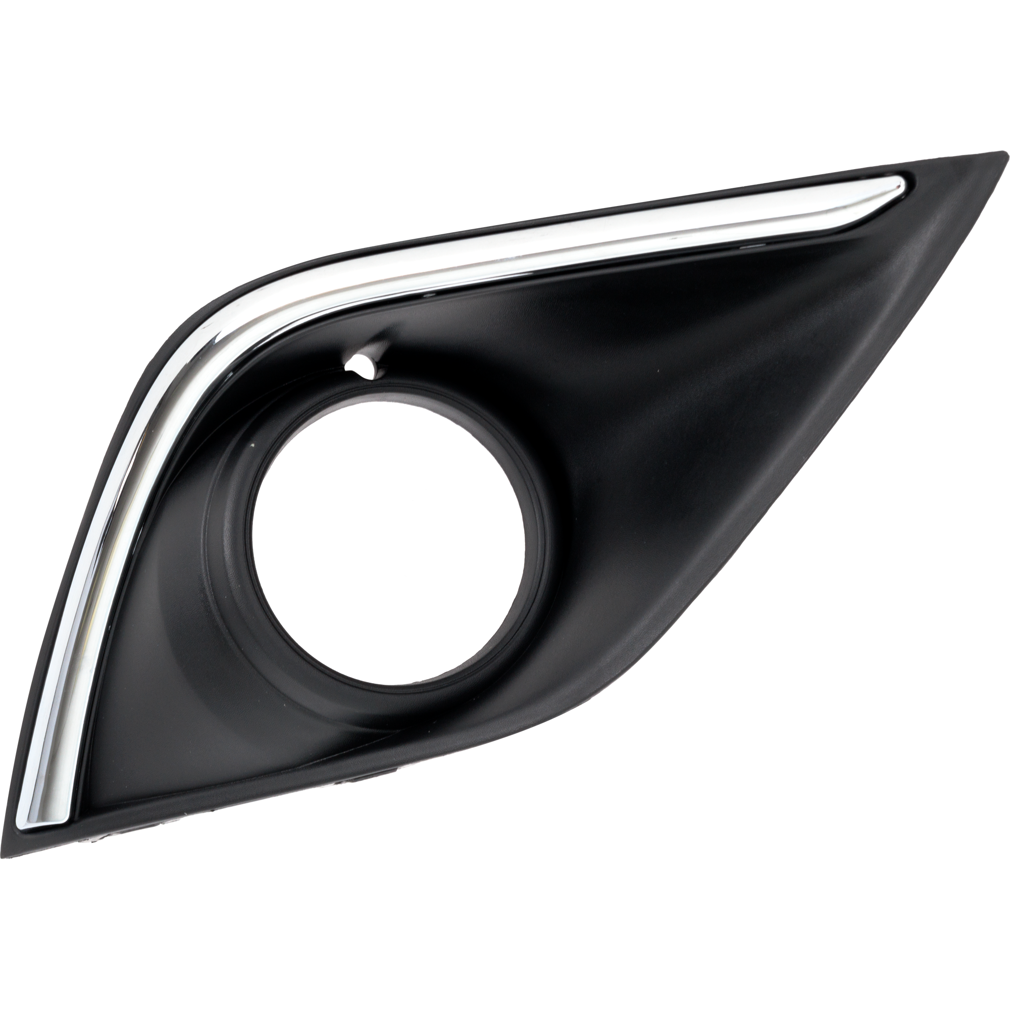 AM OUTLANDER 16-18 FOG LAMP MOLDING RH Textured Black w Chrome Molding w Halogen Fog Light Holes SKU RM10810031 Partslink MI1039122 OEM 6400L216