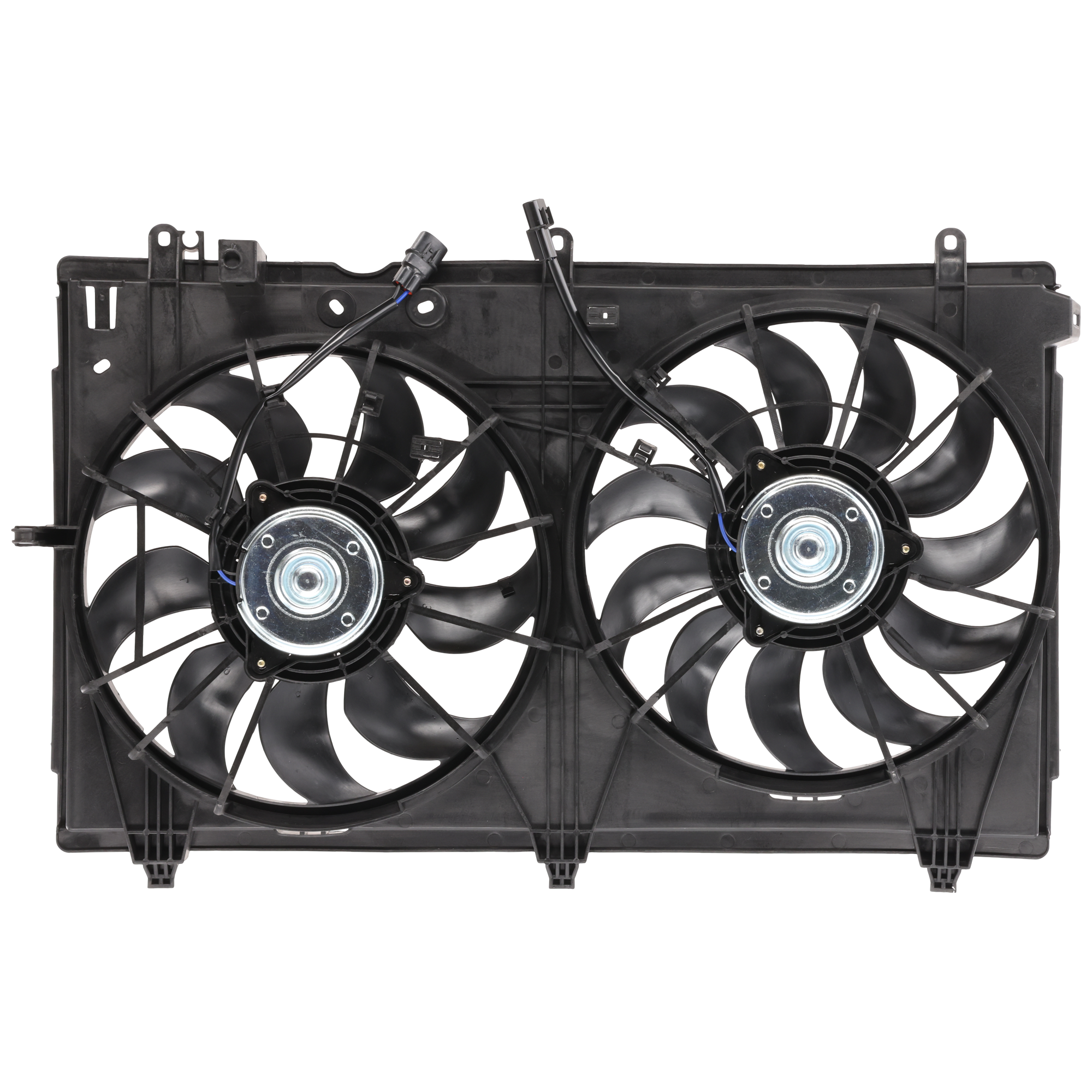 AM OUTLANDER 16-20 RADIATOR FAN ASSEMBLY Dual Fan 2.4L Eng. 16-16 From 7-15 SKU RM16090008 Partslink MI3115151 OEM 1355A440 PFM