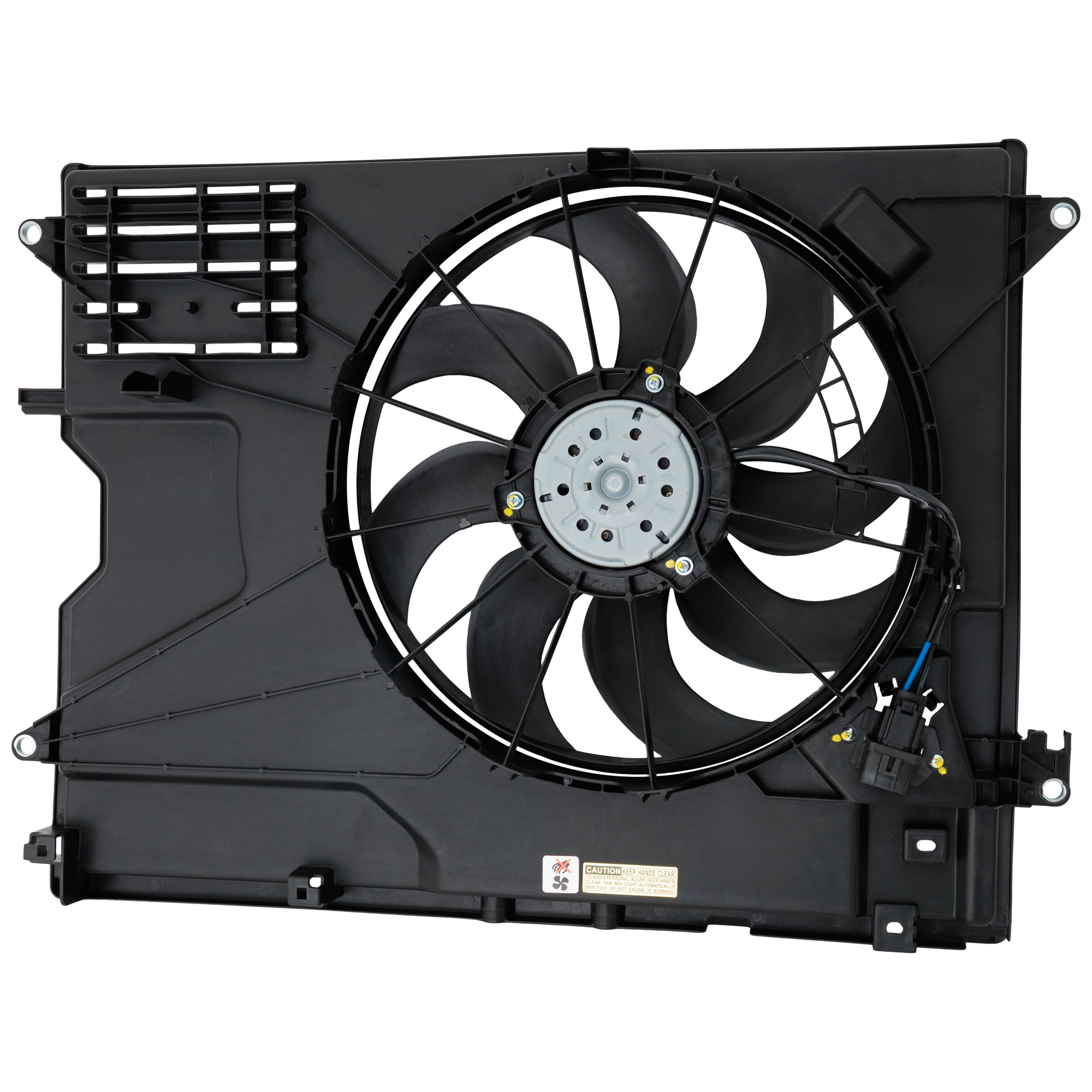 AM CX 50-23-25 RADIATOR FAN ASSEMBLY Single fan 2.5L Eng. SKU RM16090023 Partslink MA3115177 OEM PX8E15025