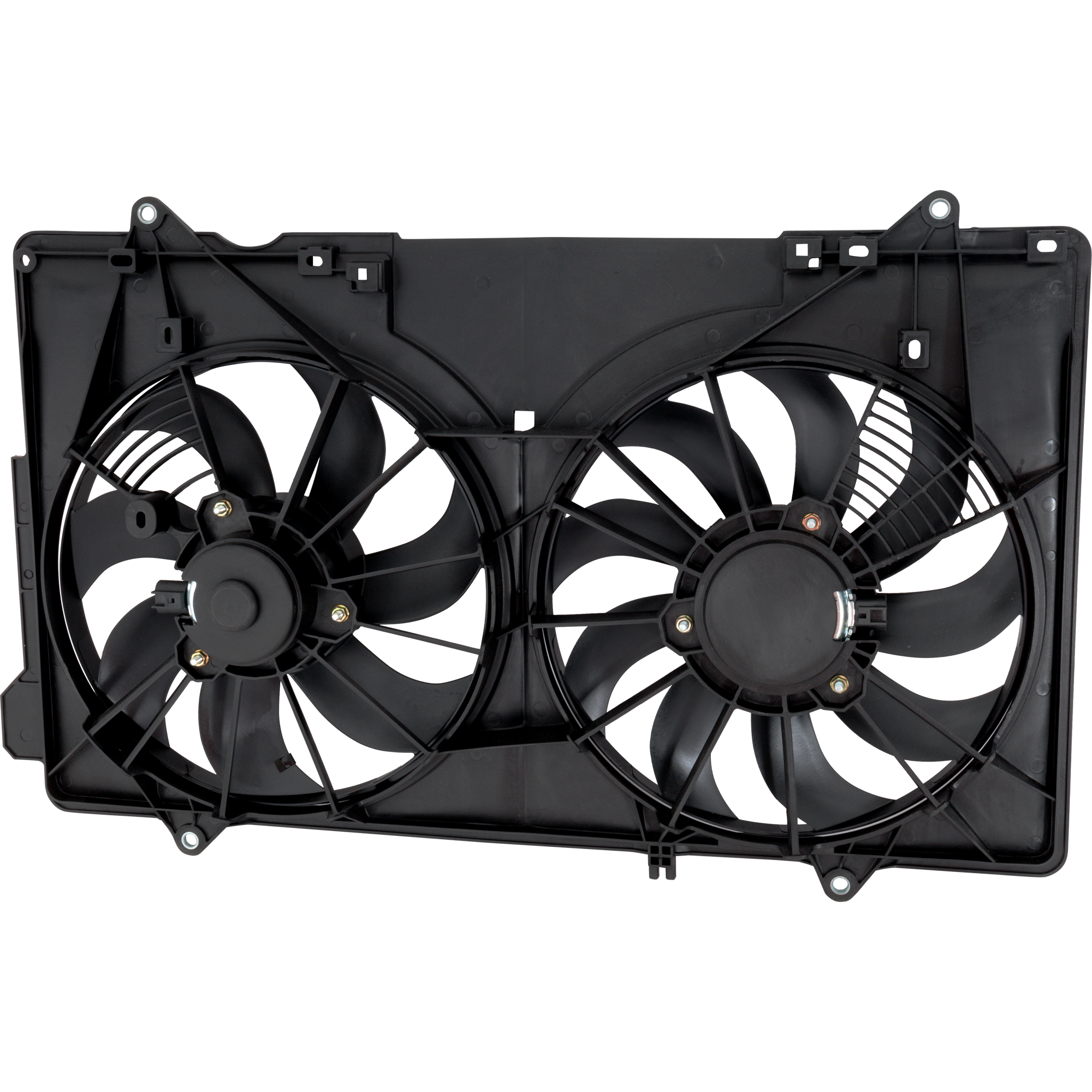 AM CX 5-17-25 RADIATOR FAN ASSEMBLY 2.0L 2.5L Non Turbo Dual Fan SKU RM16100004 Partslink MA3115174 OEM PYFV15025