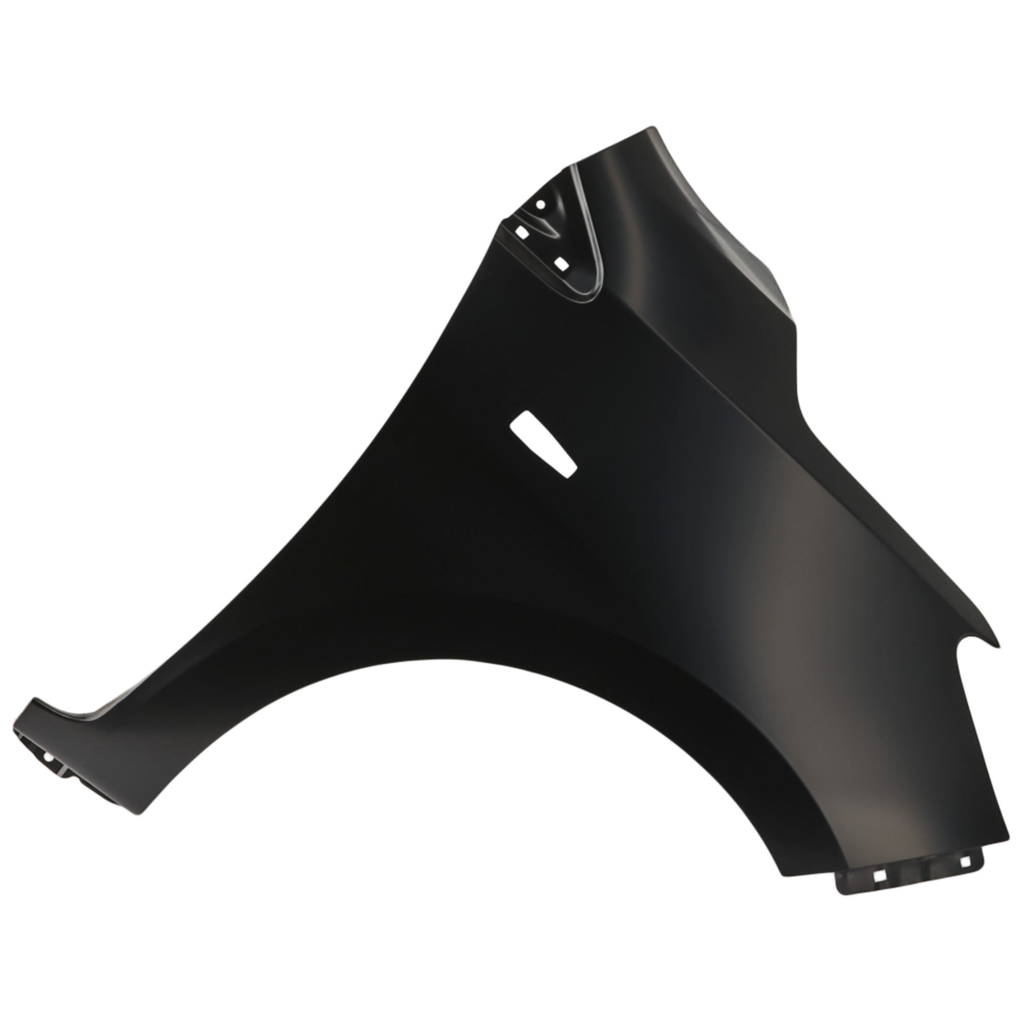 AM MIRAGE MIRAGE G4-21-25 FRONT FENDER RH Black Steel w Side Repeater Light Holes SKU RM22010071 Partslink MI1241186 OEM 5220AT68