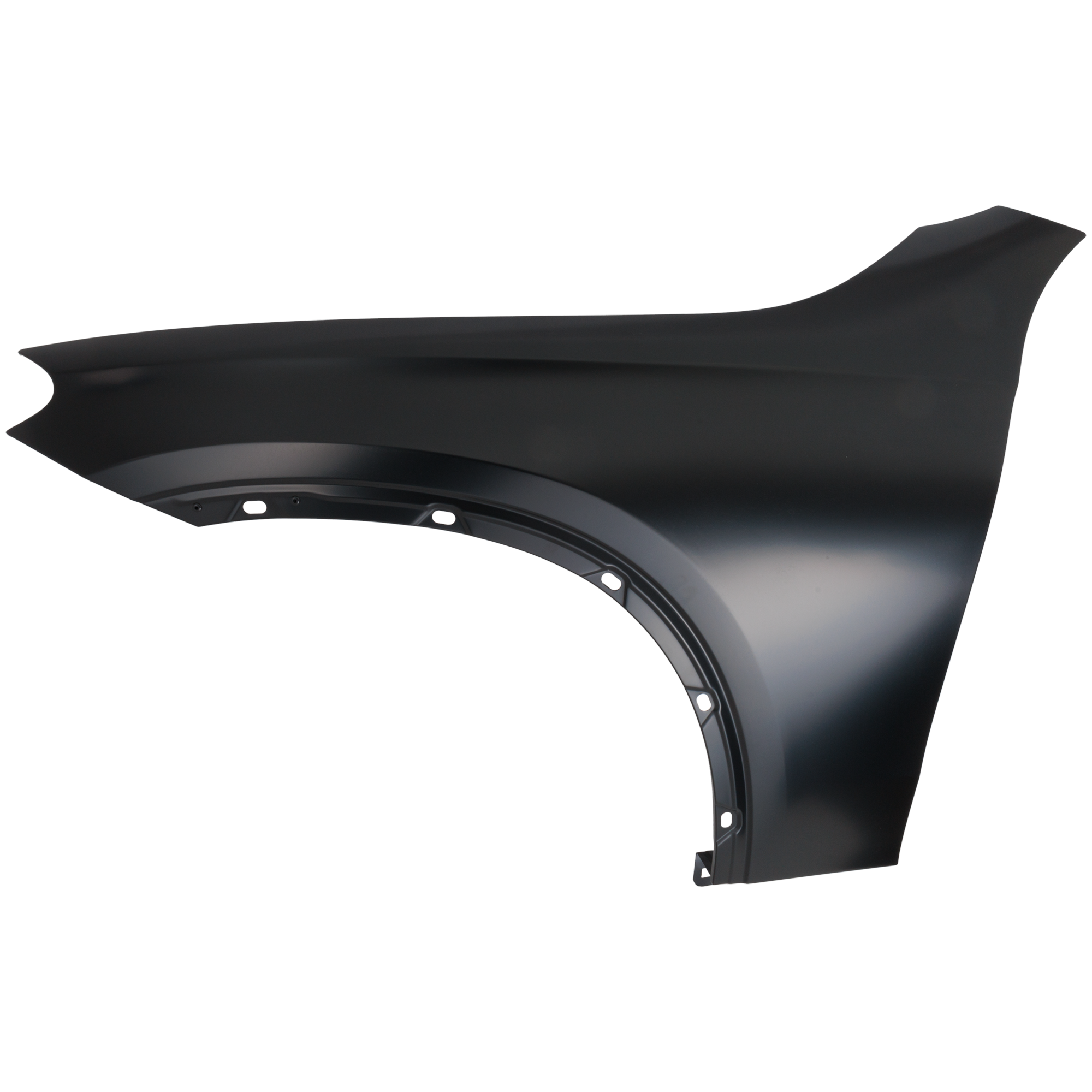 AM GLC300-23-25 FRONT FENDER LH Black Aluminum SKU RM22010082 Partslink MB1240183 OEM 2548809300