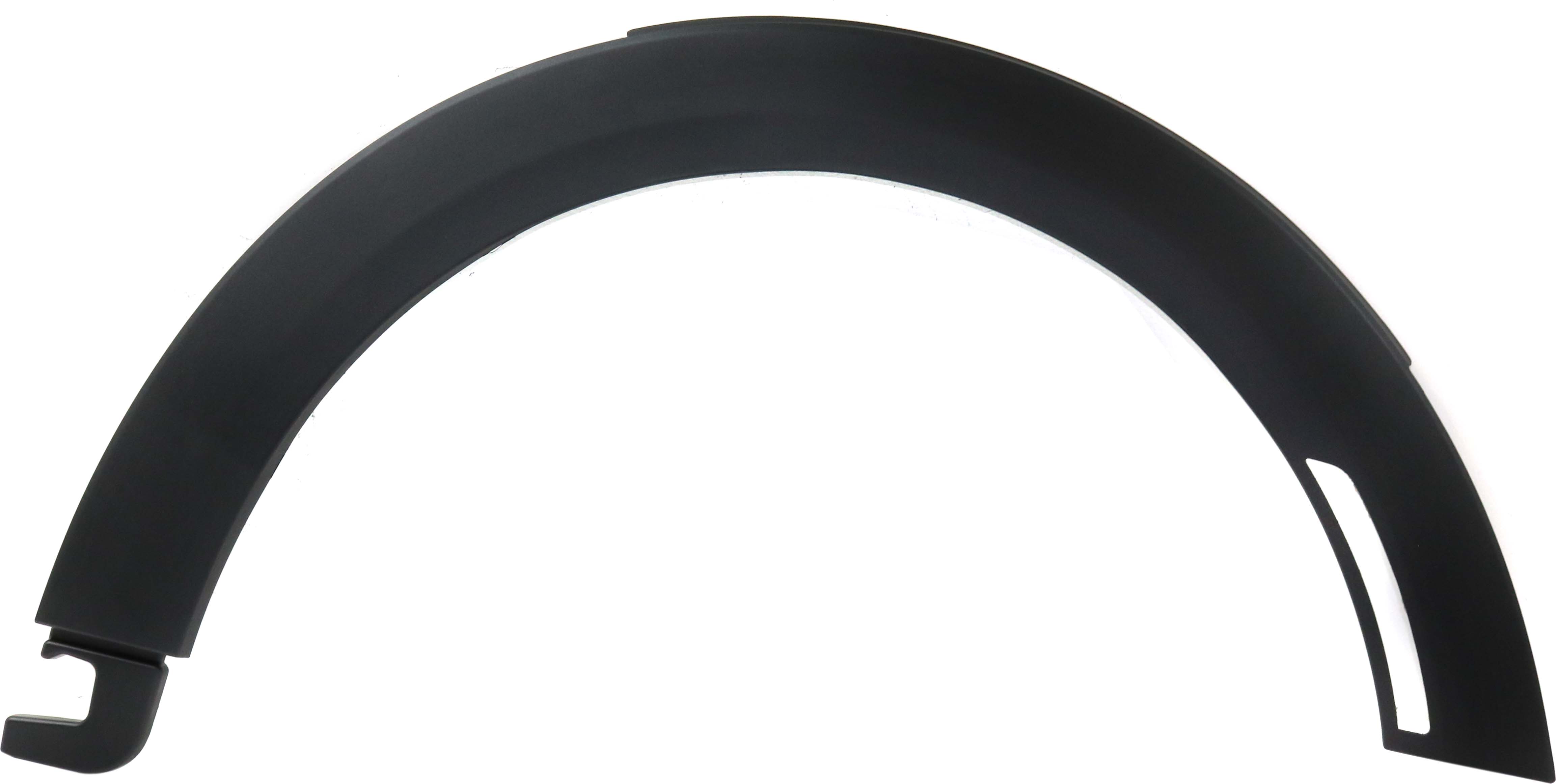 AM COOPER 14-21 FRONT WHEEL OPENING MOLDING RH Txtd Drk Gry w o Parking Aid Sensor Holes Base S Models 16-21 Convertible Hatchback SKU RM22130011 Partslink MC1291101 OEM 51777376870