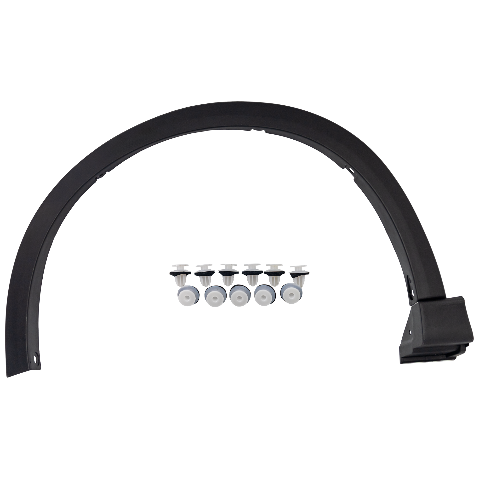AM CX 5-22-25 FRONT WHEEL OPENING MOLDING LH Gloss Black SKU RM22130042 Partslink MA1290110 OEM KPG151W30