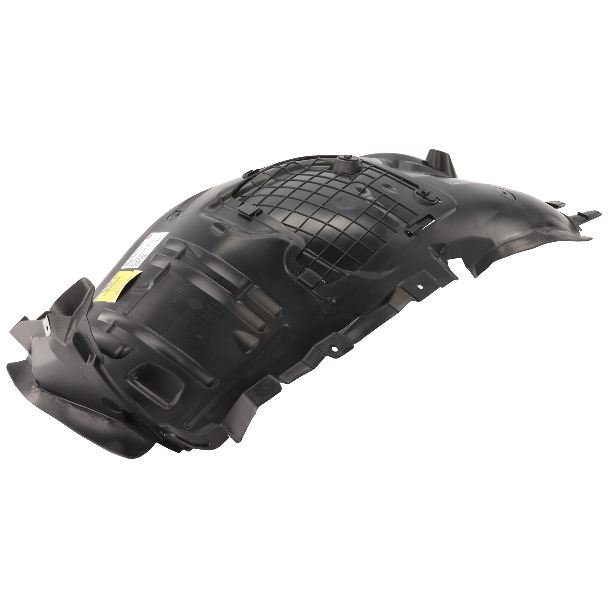 AM C CLASS 15-21 FRONT SPLASH SHIELD LH Front Section Exc. C63 AMG Model Sedan Polypropylene Injection Form CAPA SKU RM22210012Q Partslink MB1248181C OEM 2056903301