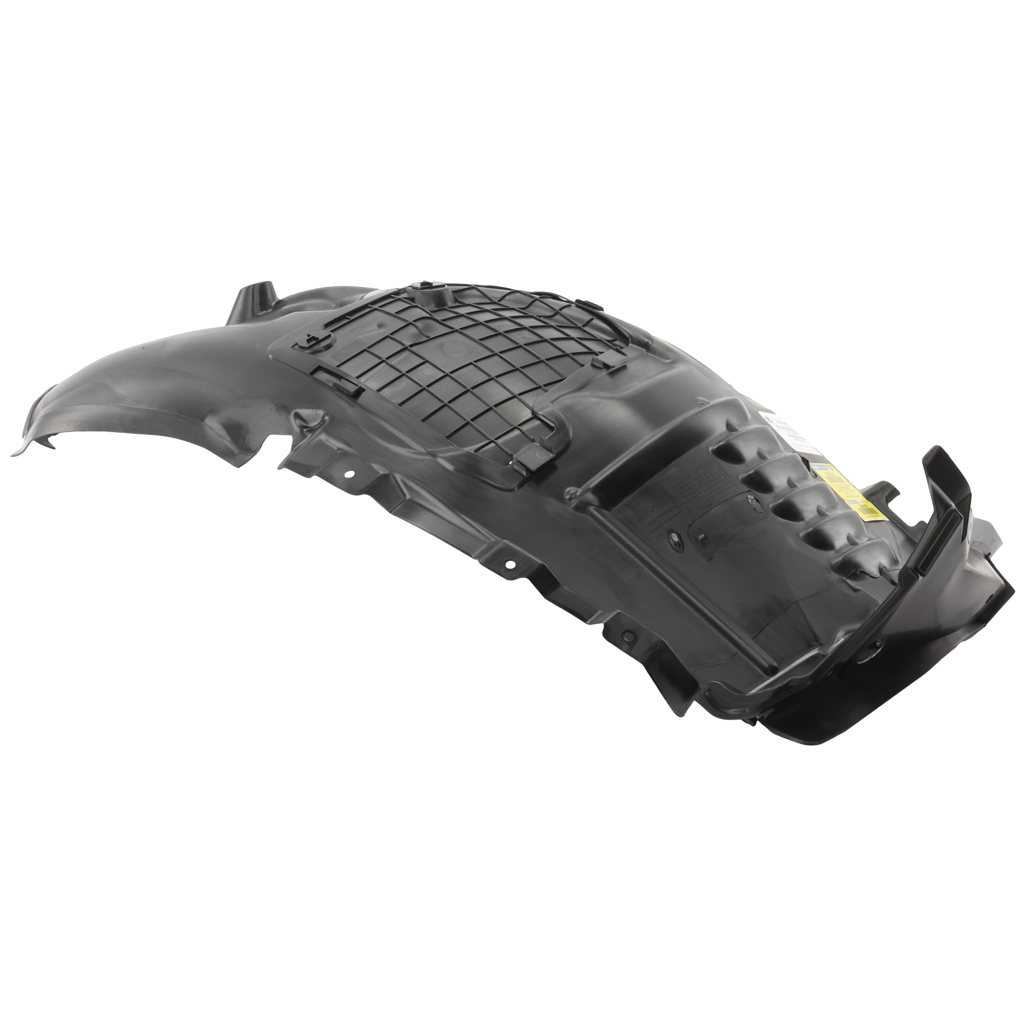 AM C300 C43 AMG 17-23 FRONT FENDER LINER RH Assembly Plastic Injection Form w Rubber Mat 17-21 Convertible Coupe CAPA SKU RM22210077Q Partslink MB1249193C OEM 2056903201