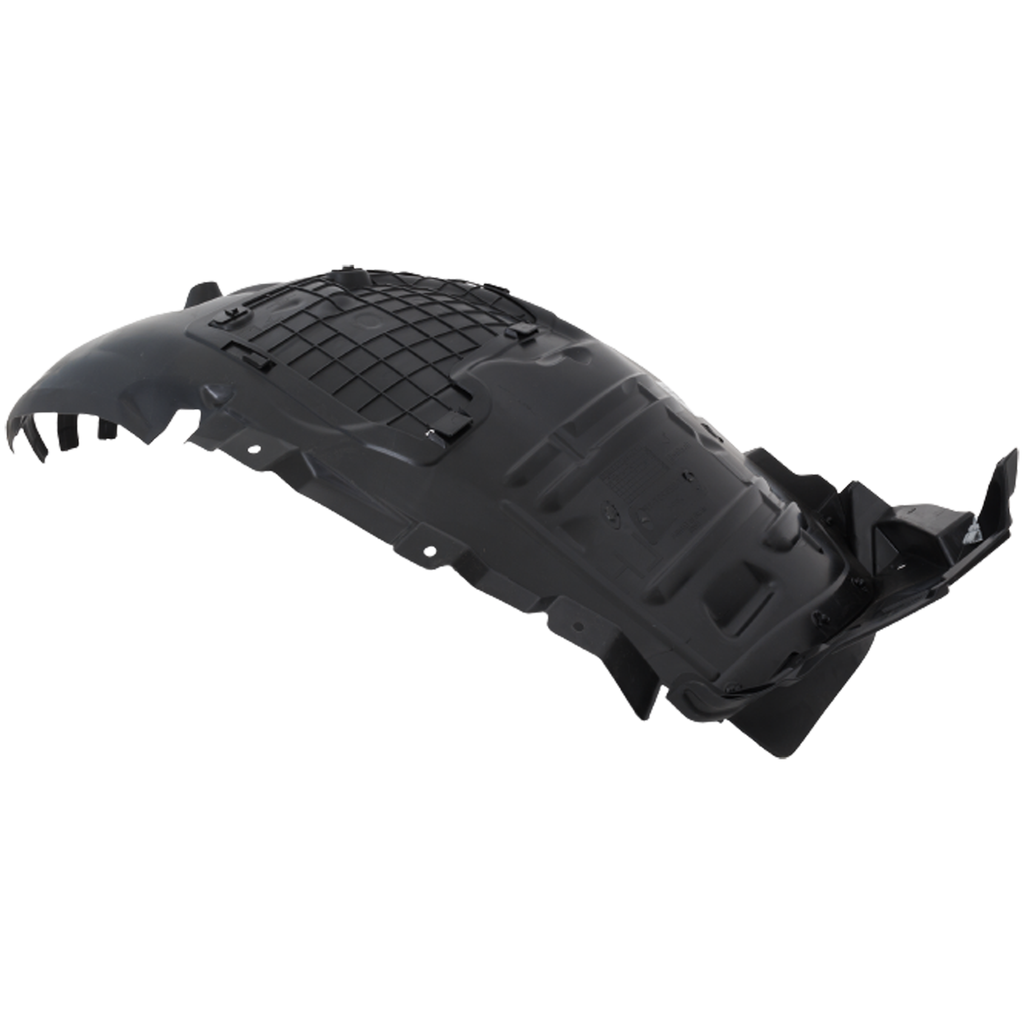 AM C300 C43 AMG 17-23 FRONT FENDER LINER RH Assembly Plastic Injection Form w Rubber Mat 17-21 Convertible Coupe SKU RM22210077 Partslink MB1249193 OEM 2056903201