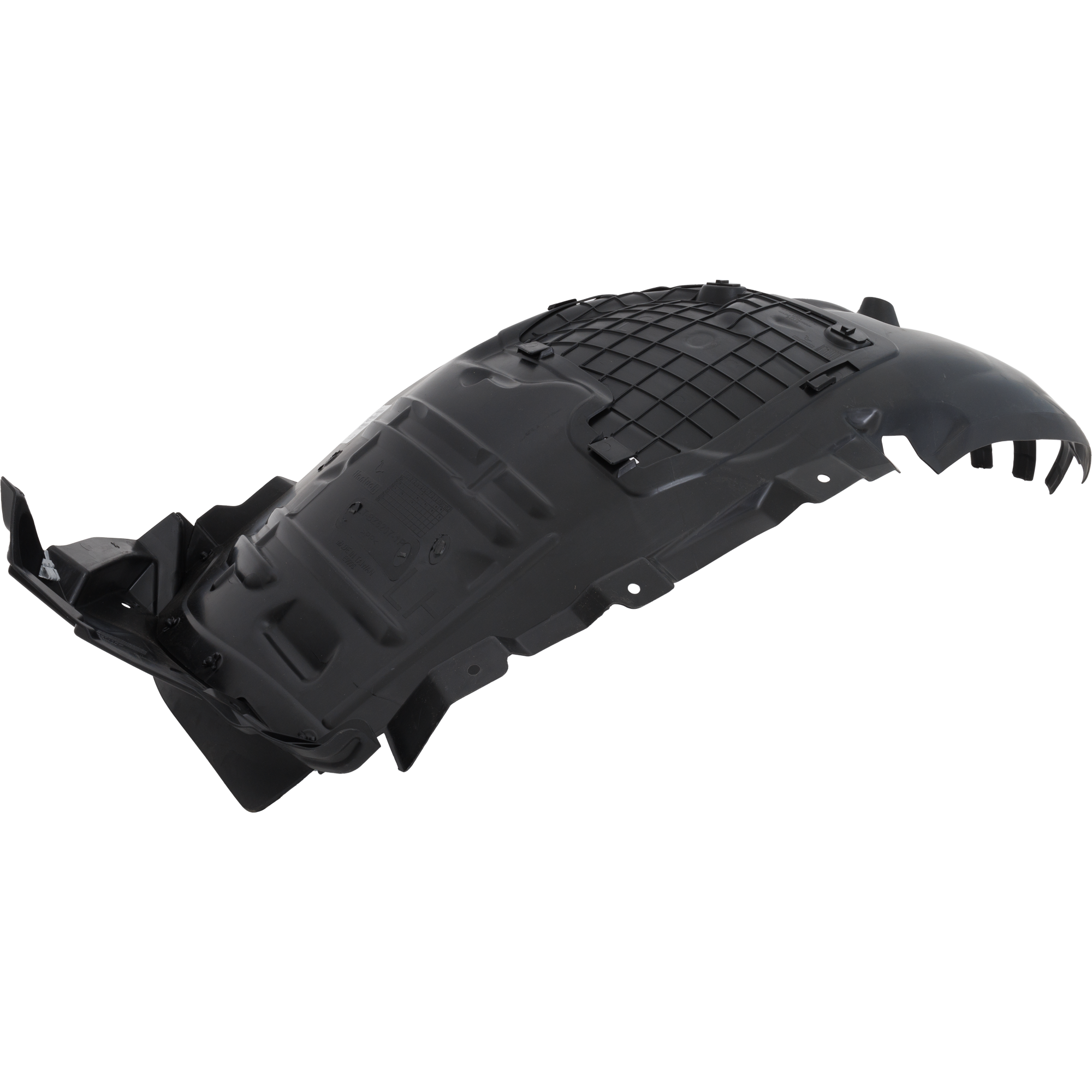 AM C300 C43 AMG 17-23 FRONT FENDER LINER LH Assembly Plastic Injection Form w Rubber Mat 17-21 Convertible Coupe SKU RM22210078 Partslink MB1248193 OEM 2056903101