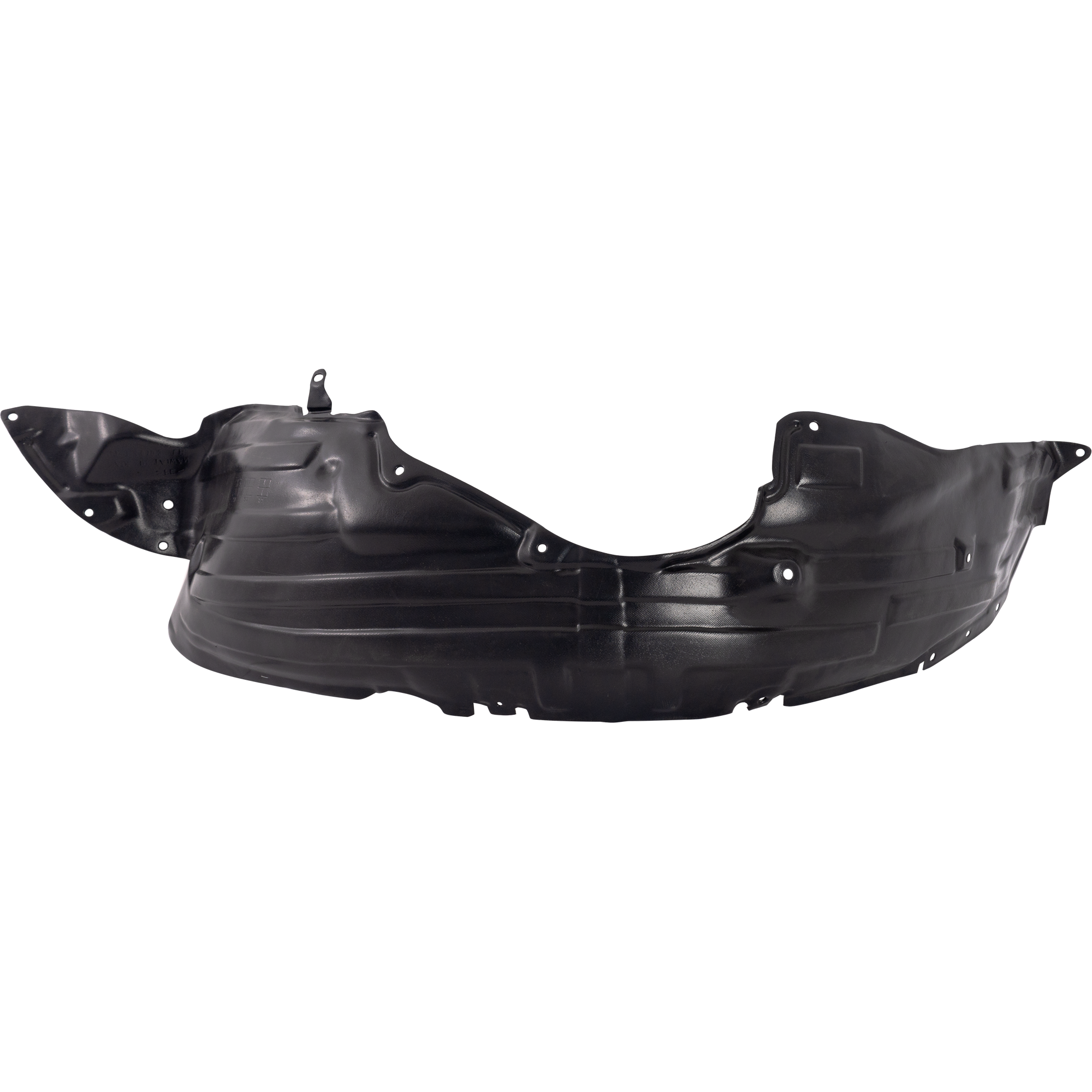 AM CX 7-10-12 FRONT FENDER LINER LH Inner Pastic Vacuum Form SKU RM22210096 Partslink MA1248147 OEM EH4456140
