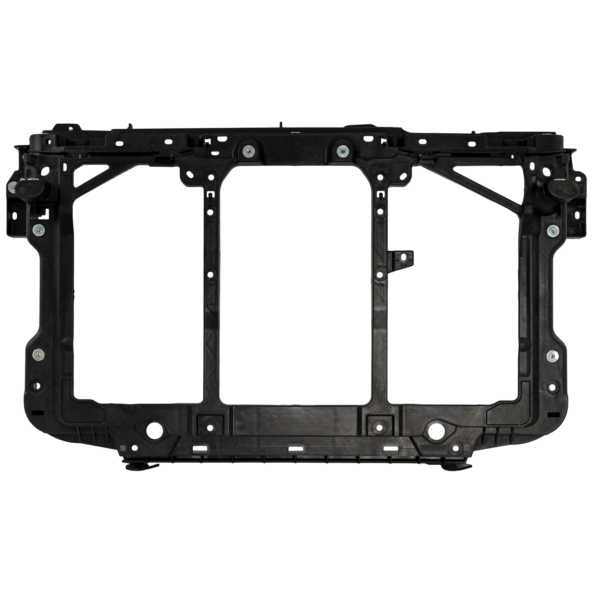 AM MAZDA 3-14-18 RADIATOR SUPPORT Plastic w Radar Cruise Control Hatchback Sedan 17-18 Mexico Built Vehicle SKU RM25010007 Partslink MA1225171 OEM BPN253110