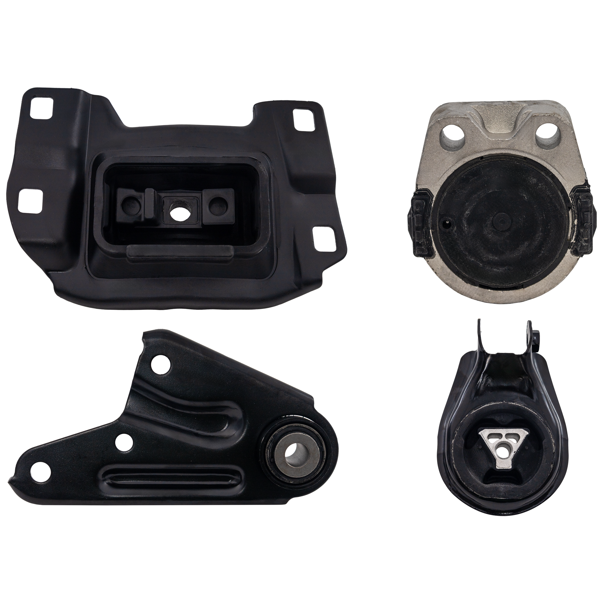AM MAZDA 3-04-09 MAZDA 06-10 ENGINE MOUNT KIT 2.0L 2.3L Eng. includes Motor Mount Front RH Rear Torque Strut Mount Rear and Transmission Mount Automatic Manual Transmission SKU RM31150019 OEM BP4S39070B 3M516P082A BP4N3901