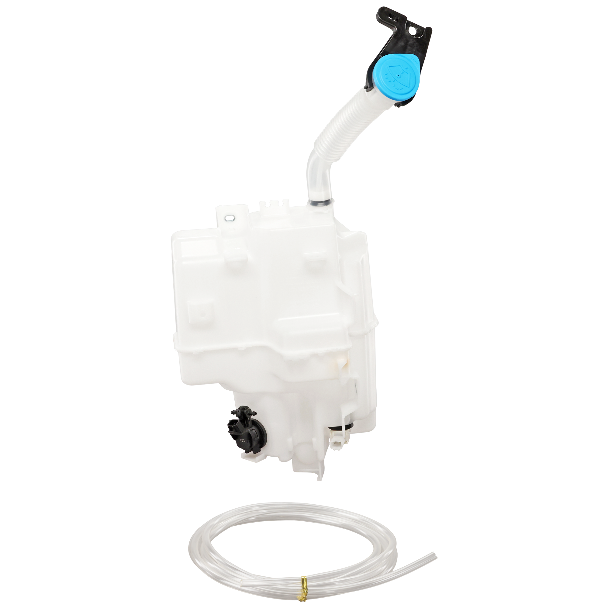 AM CX 5-13-24 WASHER RESERVOIR Large Tank w Cap Bracket Inlet Pump and Sensor 17-24 Large Capacity SKU RM37050003 Partslink MA1288146 OEM KD3567481 PFM