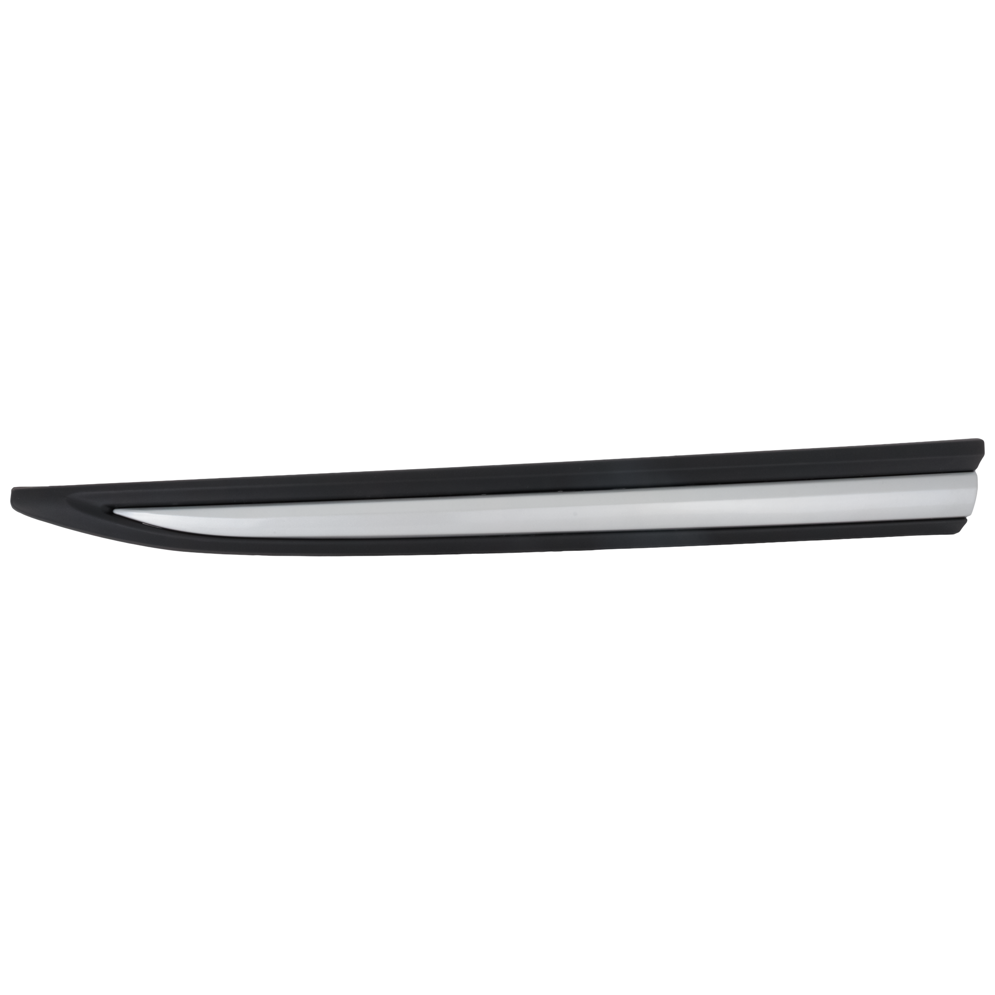 AM OUTLANDER 16-20 FRONT DOOR MOLDING RH Lower Assembly Black and Silver Adhesive Type To 6-19 SKU RM46170005 Partslink MI1305100 OEM 5727A484