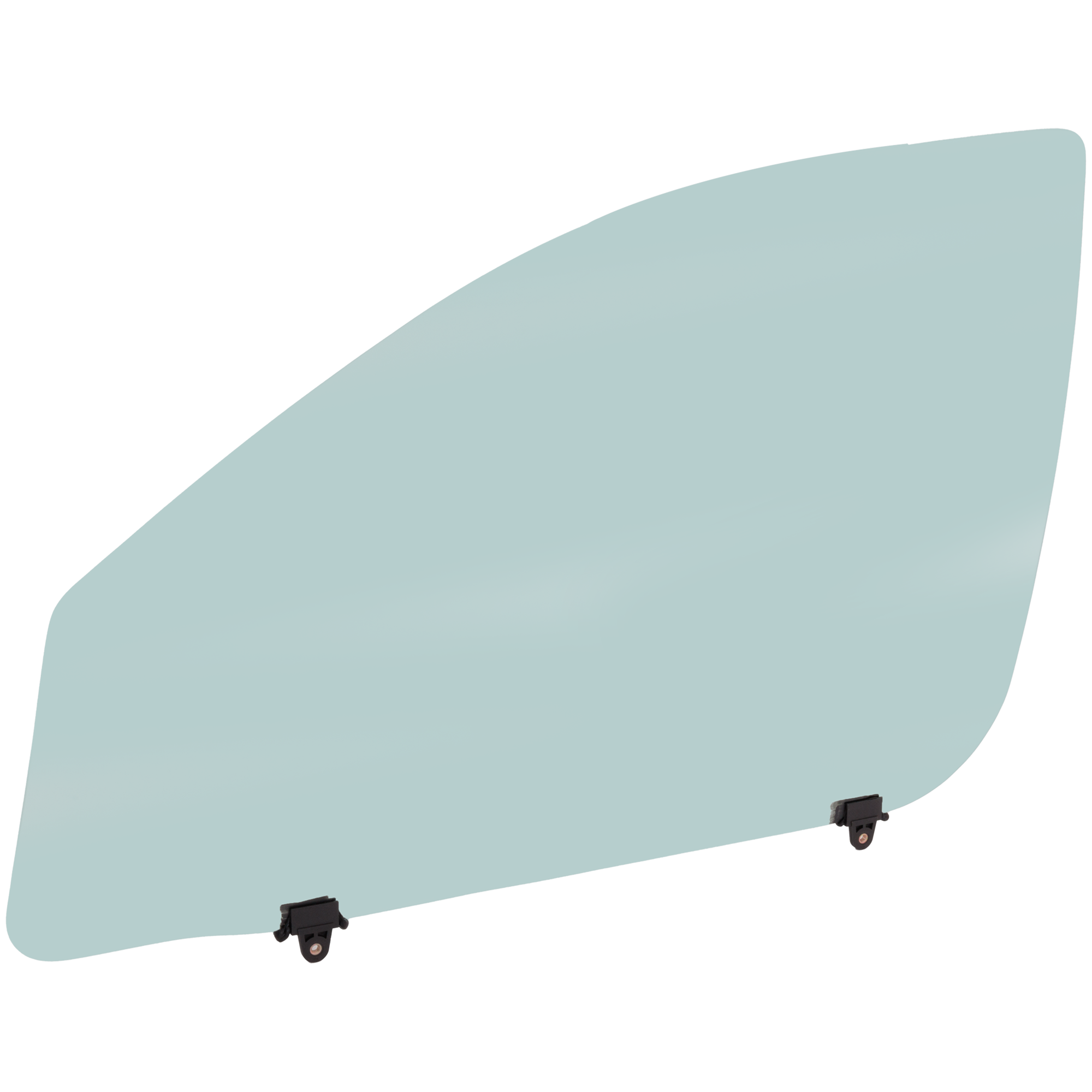 AM MITSUBISHI OUTLANDER 07-13 FRONT DOOR GLASS LH Green Tint w Clip SKU RM48010032 OEM 5706A887