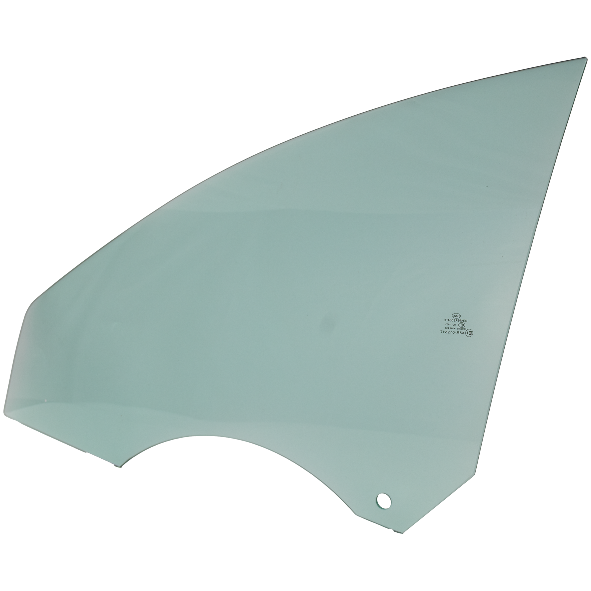 AM CLA250 CLA45 AMG 14-19 FRONT DOOR GLASS LH Green Tint w Solar SKU RM48010060 OEM 1177250110