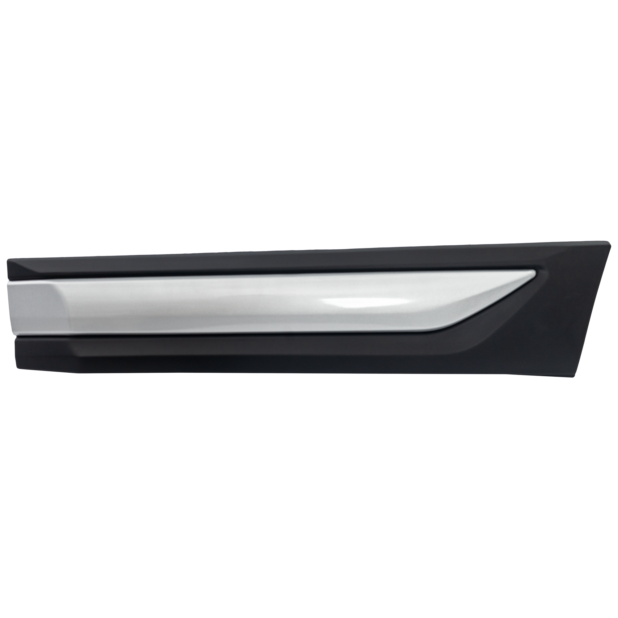 AM OUTLANDER 16-20 REAR DOOR MOLDING LH Lower Assembly Black and Silver Adhesive Type To 6-19 SKU RM49090008 Partslink MI1504100 OEM 5757A515