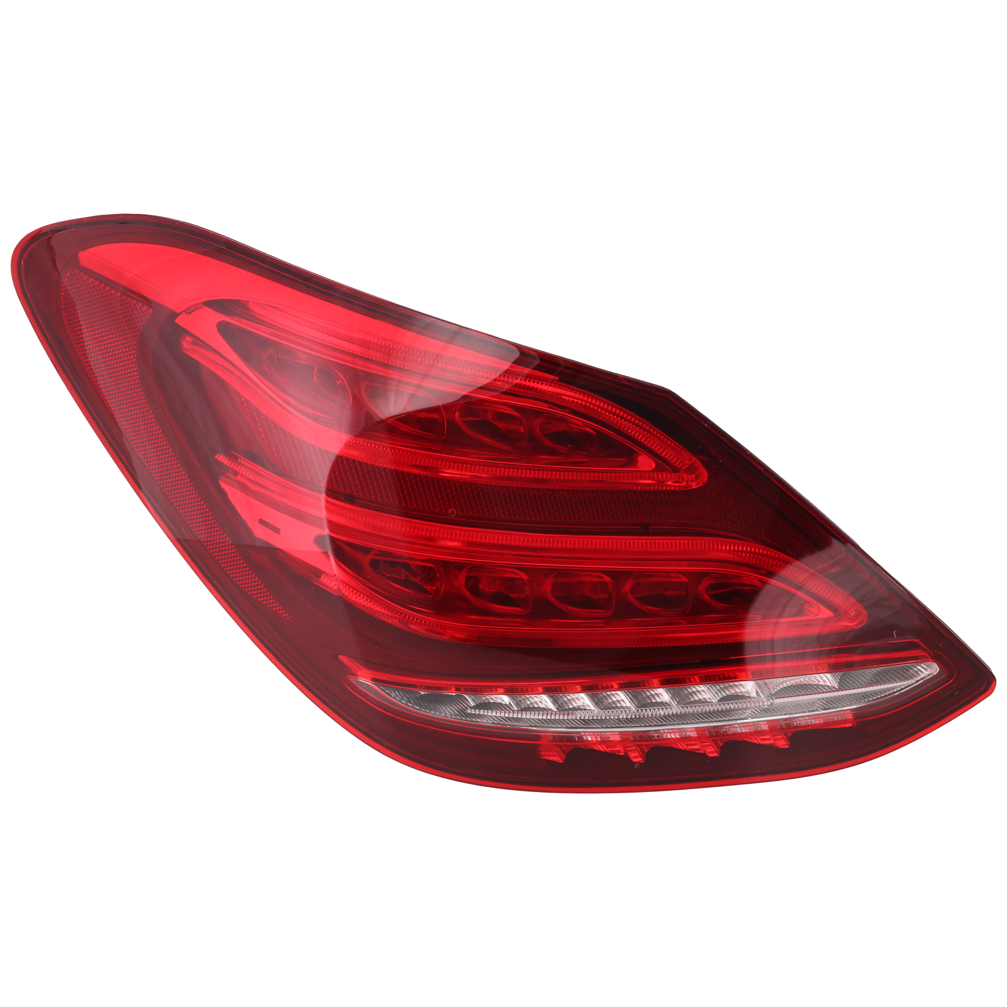 AM C CLASS 15-18 TAIL LAMP LH Assembly w LED Headlights Sedan CAPA SKU RM73010008Q Partslink MB2800145C OEM 2059062002