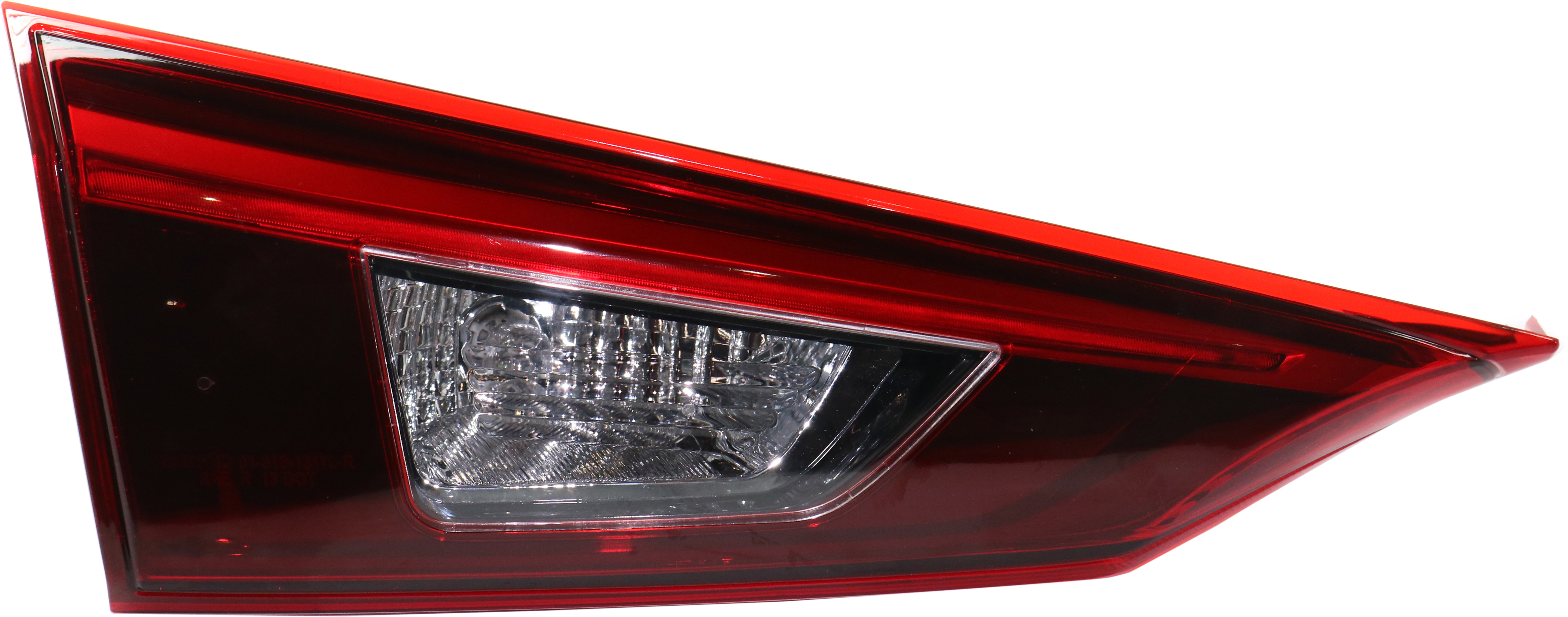 AM MAZDA 3-16-18 TAIL LAMP LH Inner Assembly LED Sedan Mexico Built Vehicle SKU RM73010022 Partslink MA2802126 OEM BKB2513G0