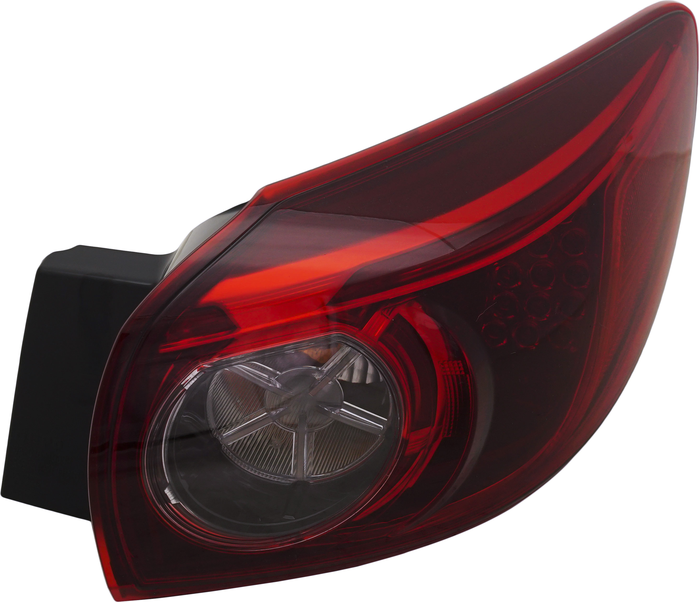 AM MAZDA 3-14-18 TAIL LAMP RH Outer Assembly LED Hatchback SKU RM73010039 Partslink MA2805116 OEM BHP251150C