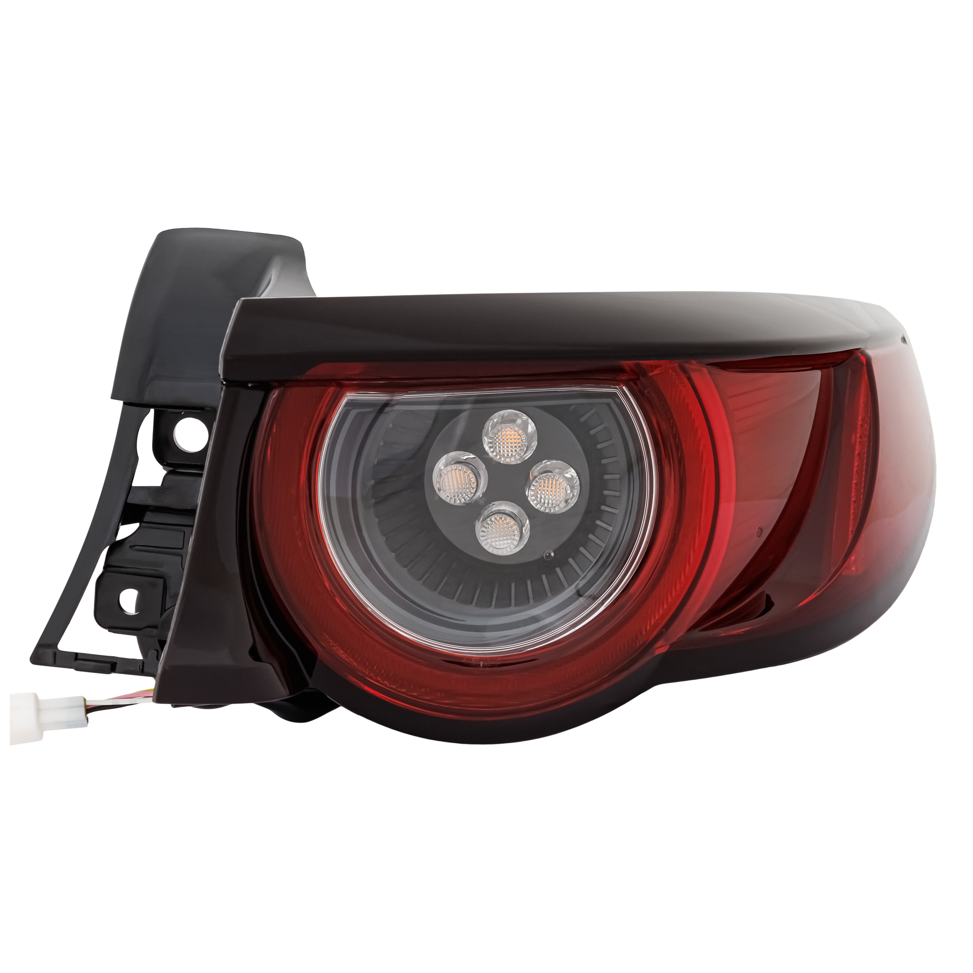 AM MAZDA 3-19-21 TAIL LAMP RH Outer Assembly LED w Signature Lighting Hatchback CAPA SKU RM73010071Q Partslink MA2805136C OEM BCKD51150A